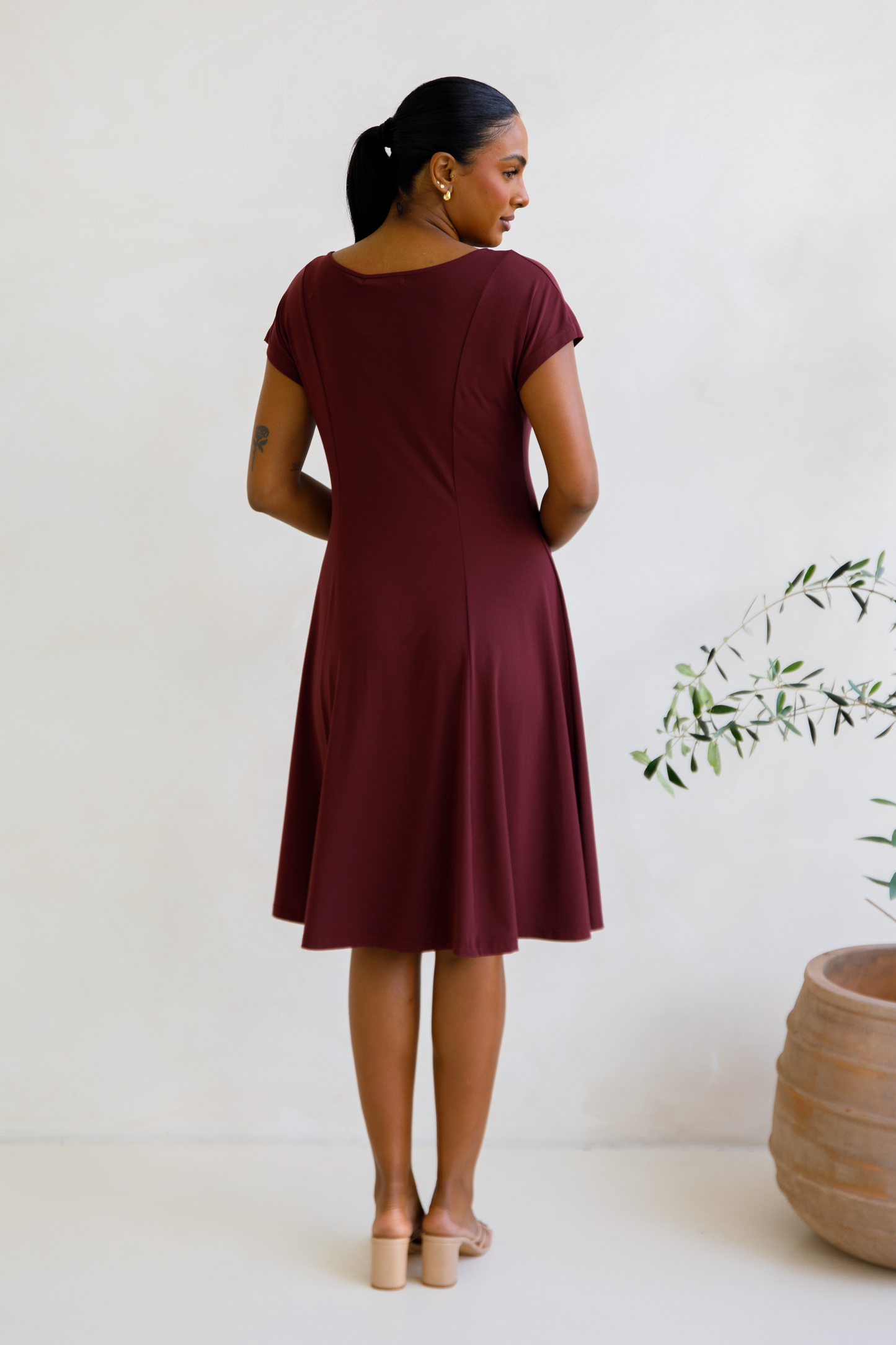 Maeve Dress | Cranberry