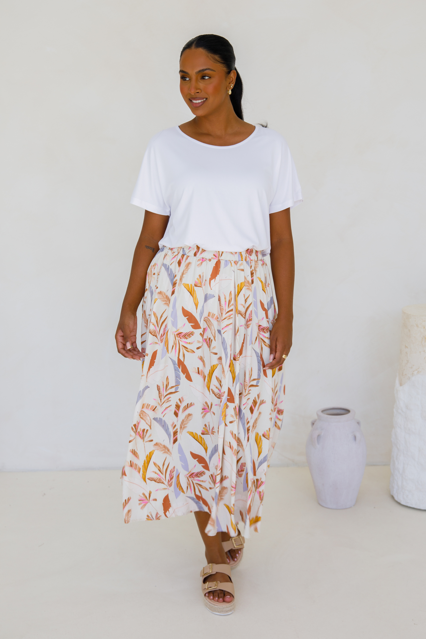 Harley Skirt | Light Palmetto