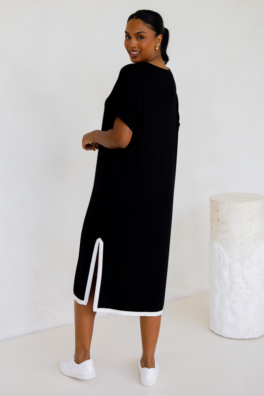 Gigi Lounge Dress | Black