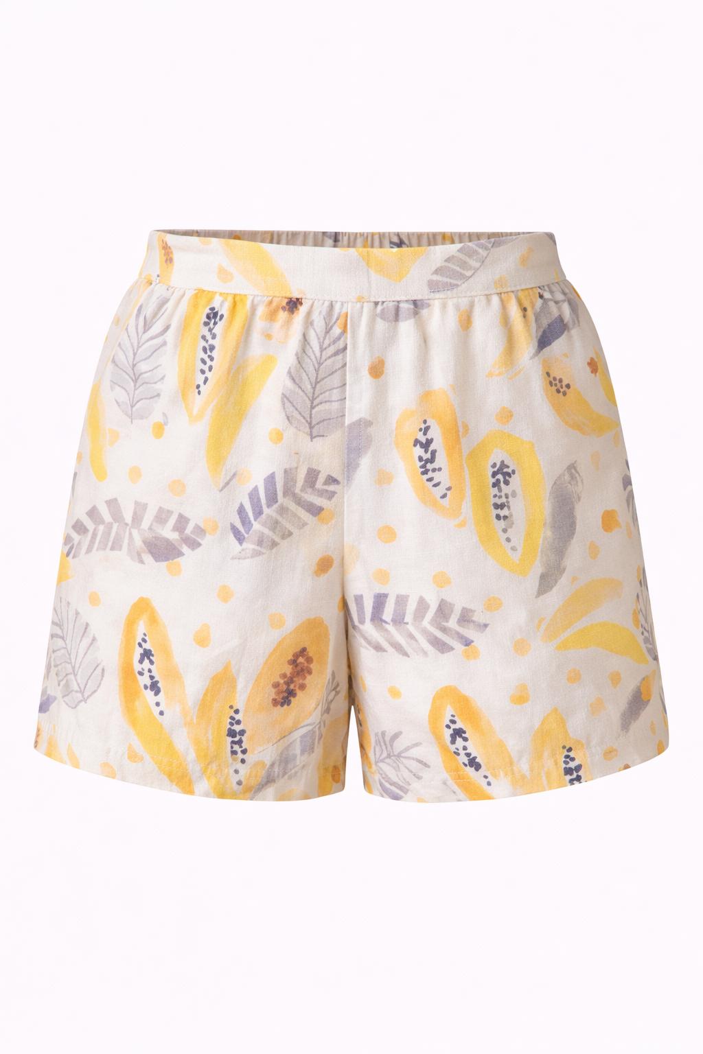FLORENCE Rayon Classic Length Shorts | White Fruit Punch | FINAL SALE