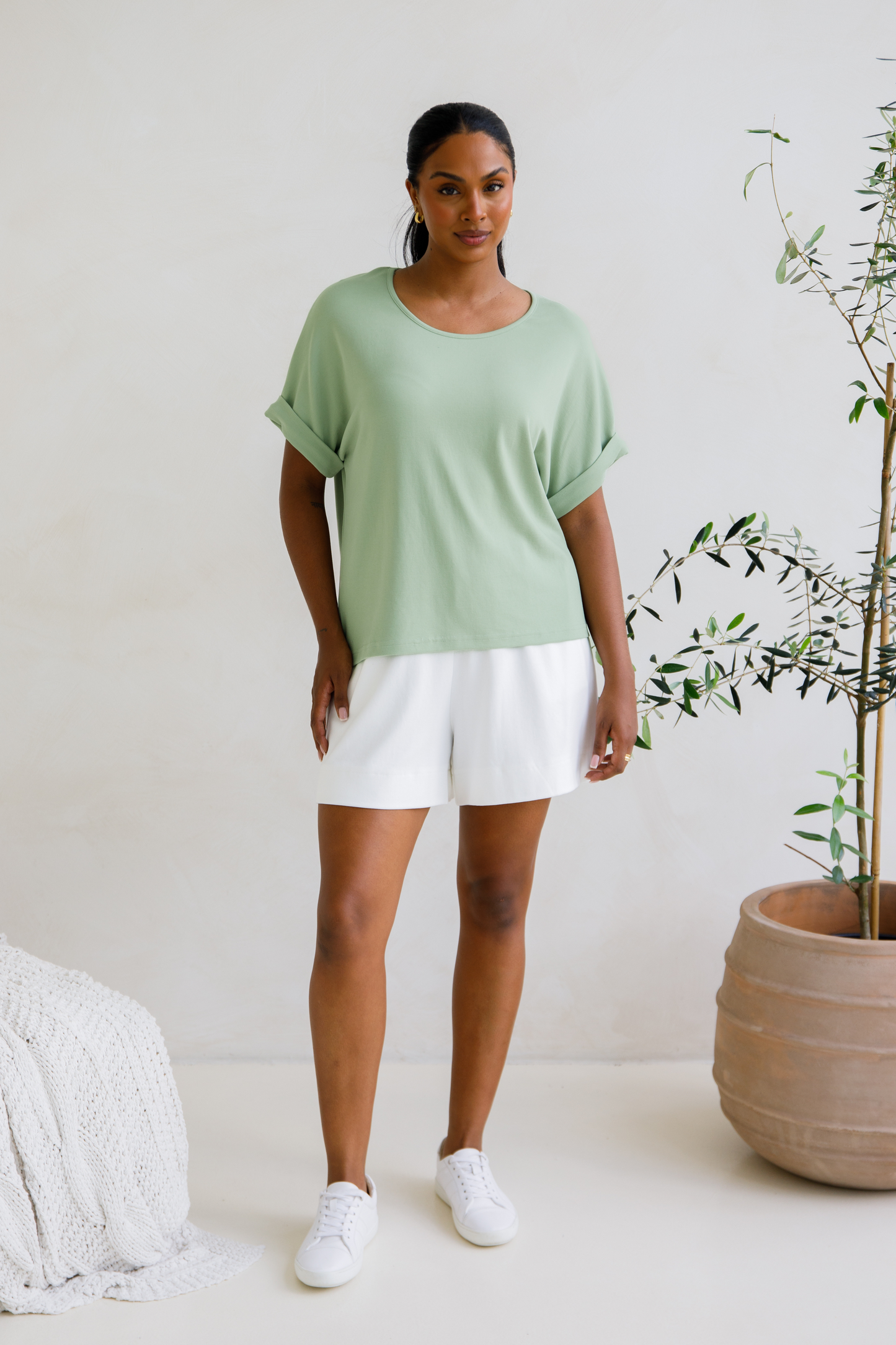 Gigi Lounge Top | Sage