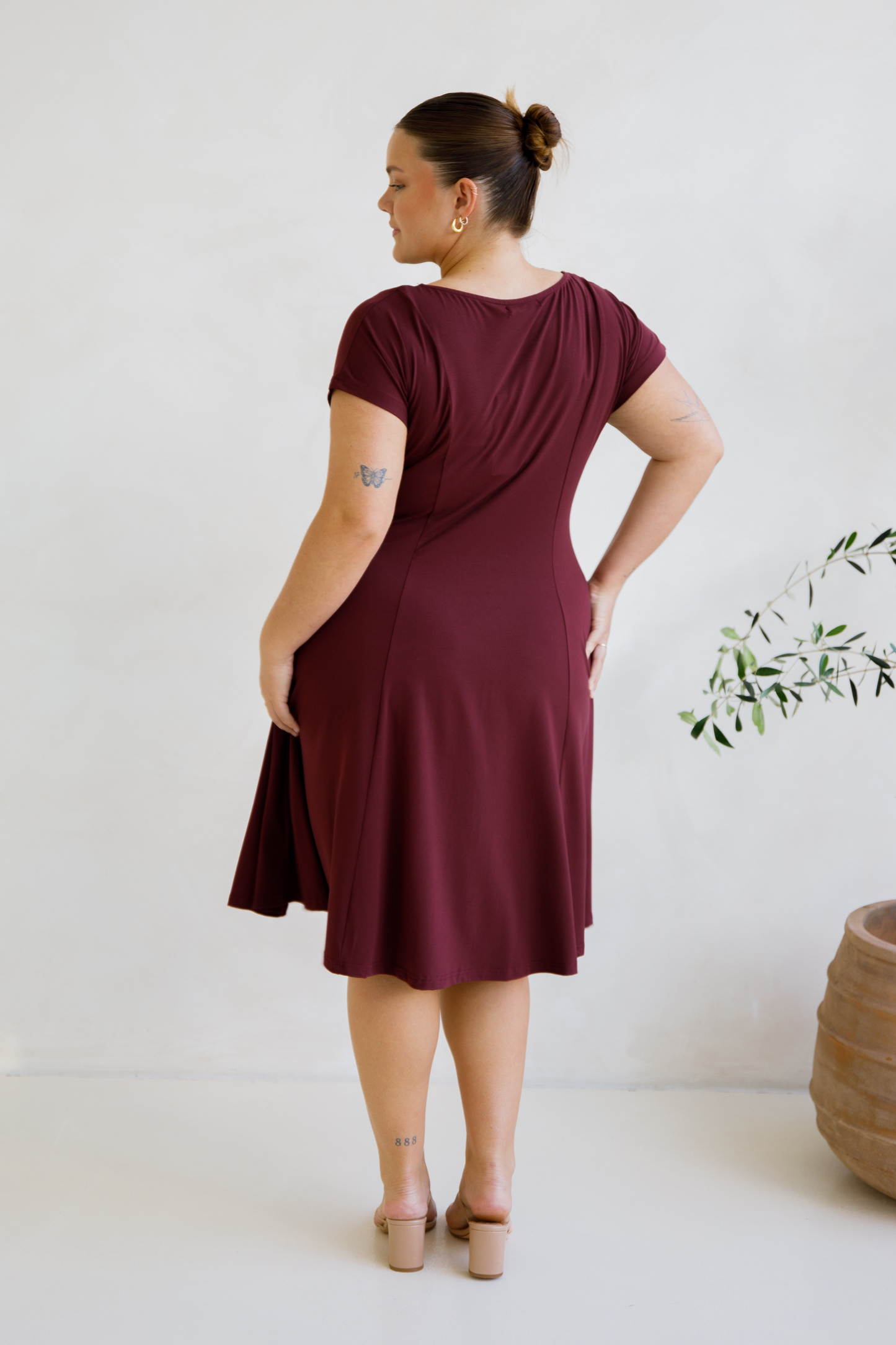 Maeve Dress | Cranberry