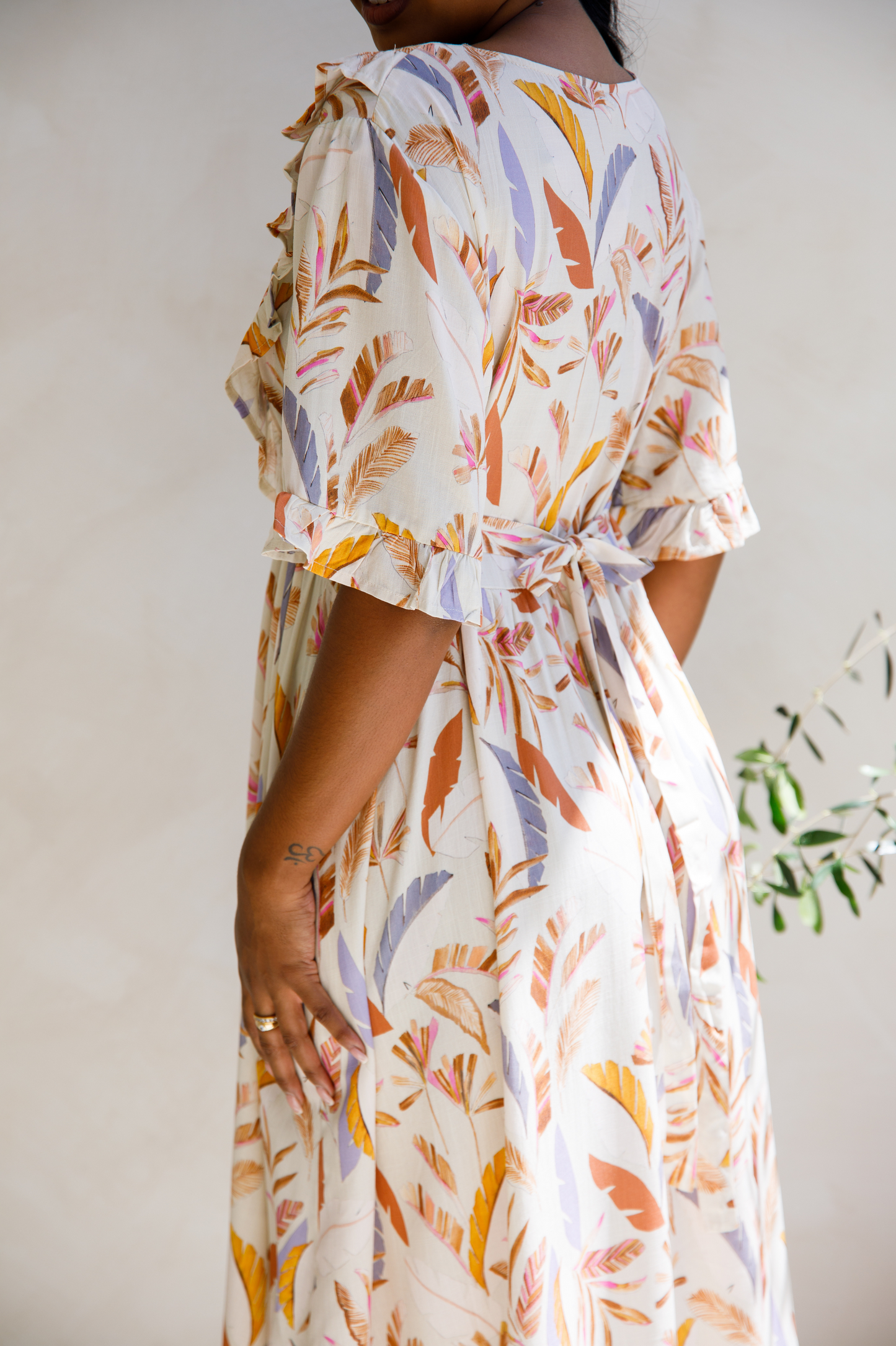 Mabel Dress | Light Palmetto