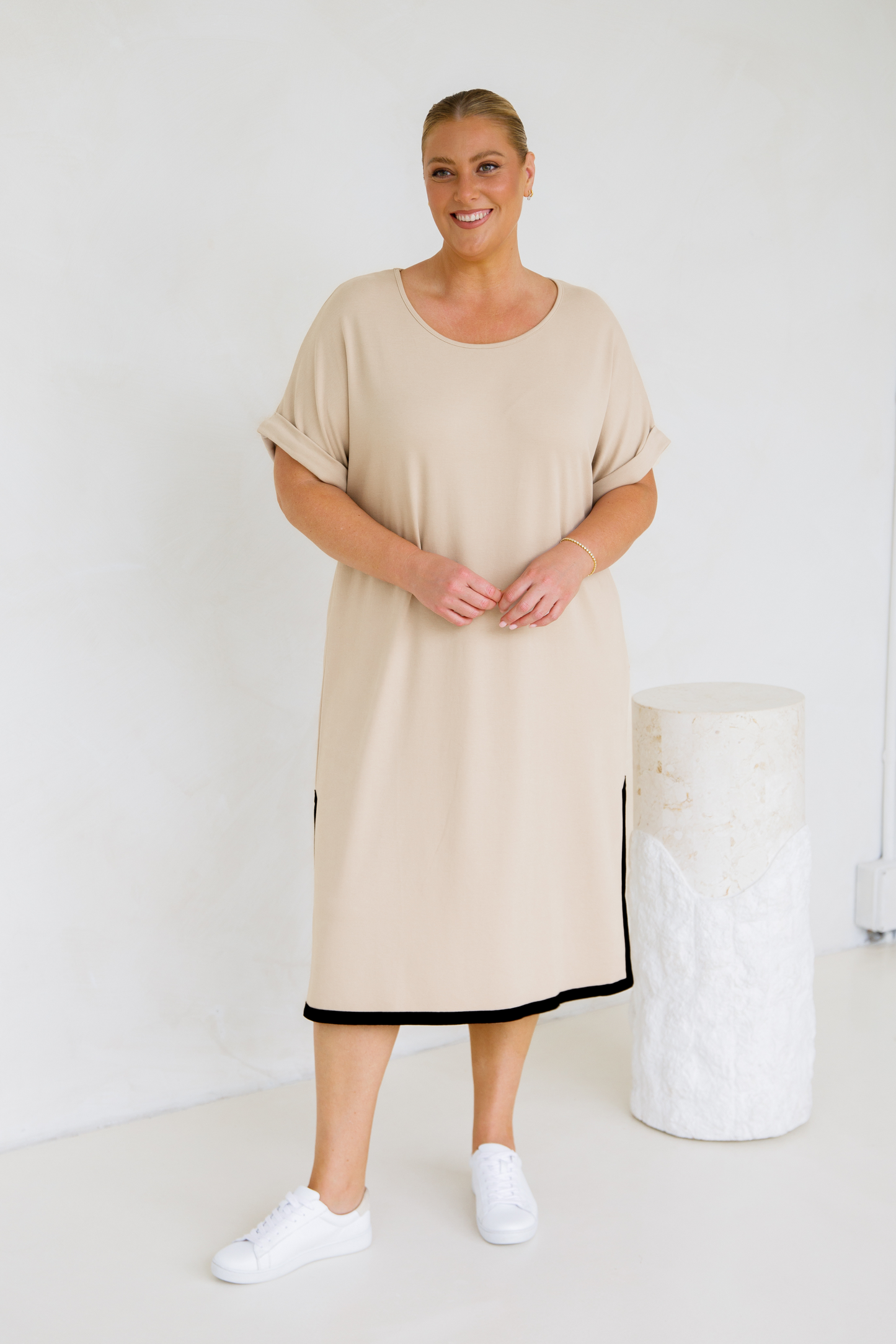 Gigi Lounge Dress | Portobello Beige