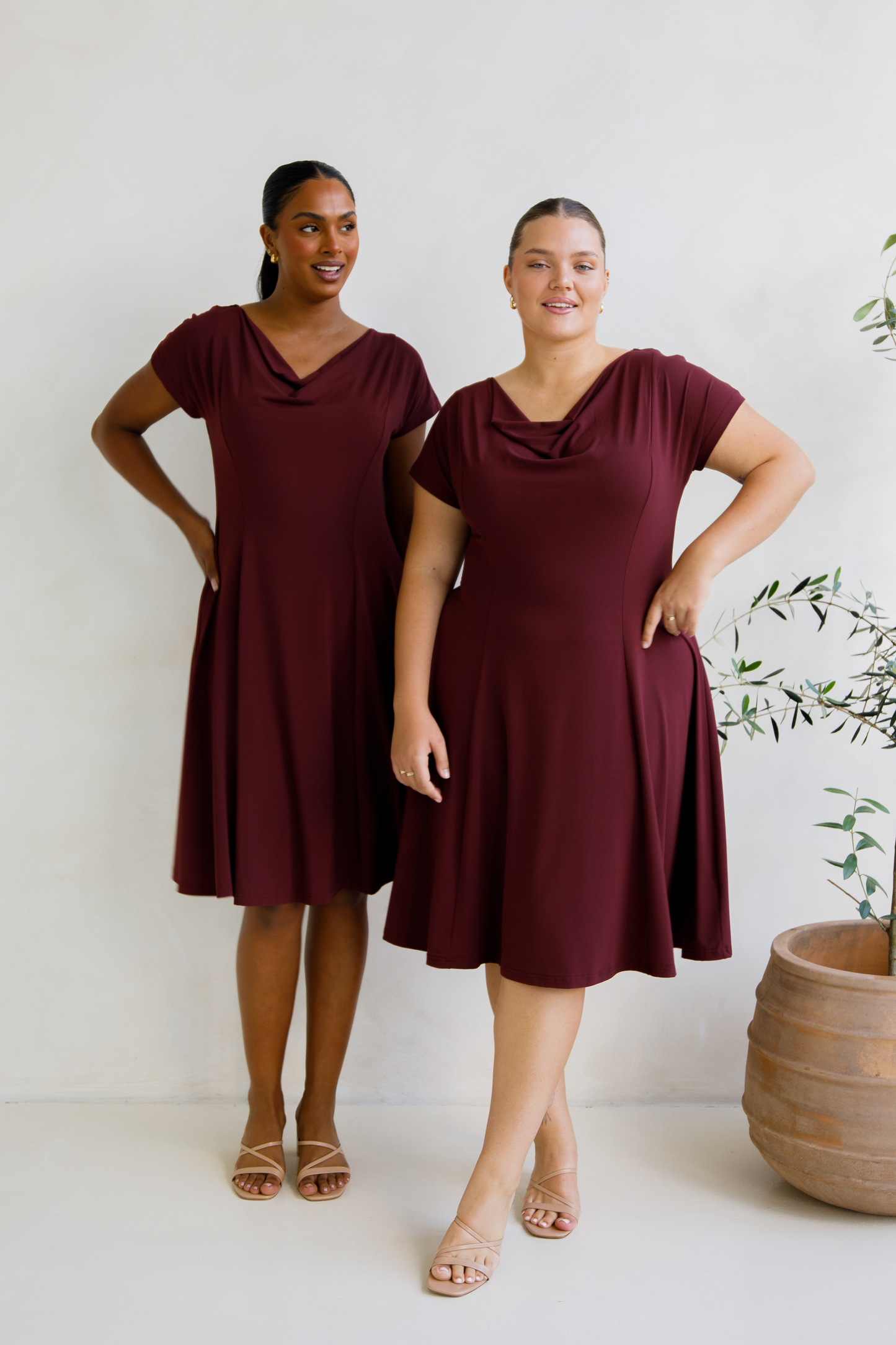 Maeve Dress | Cranberry