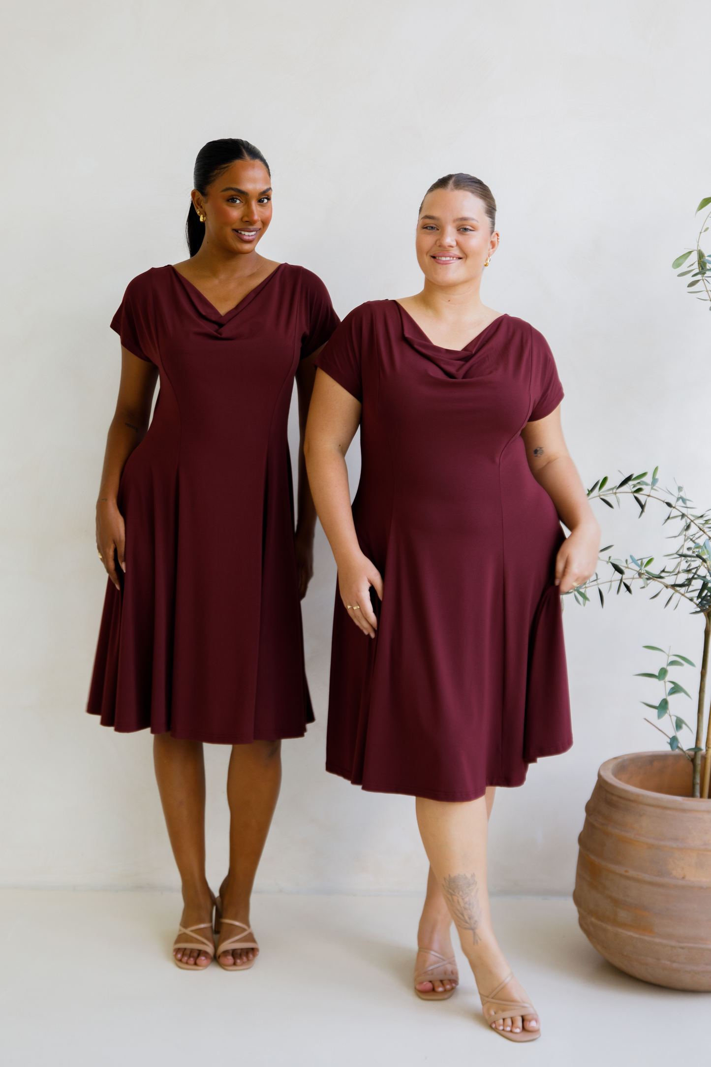 Maeve Dress | Cranberry