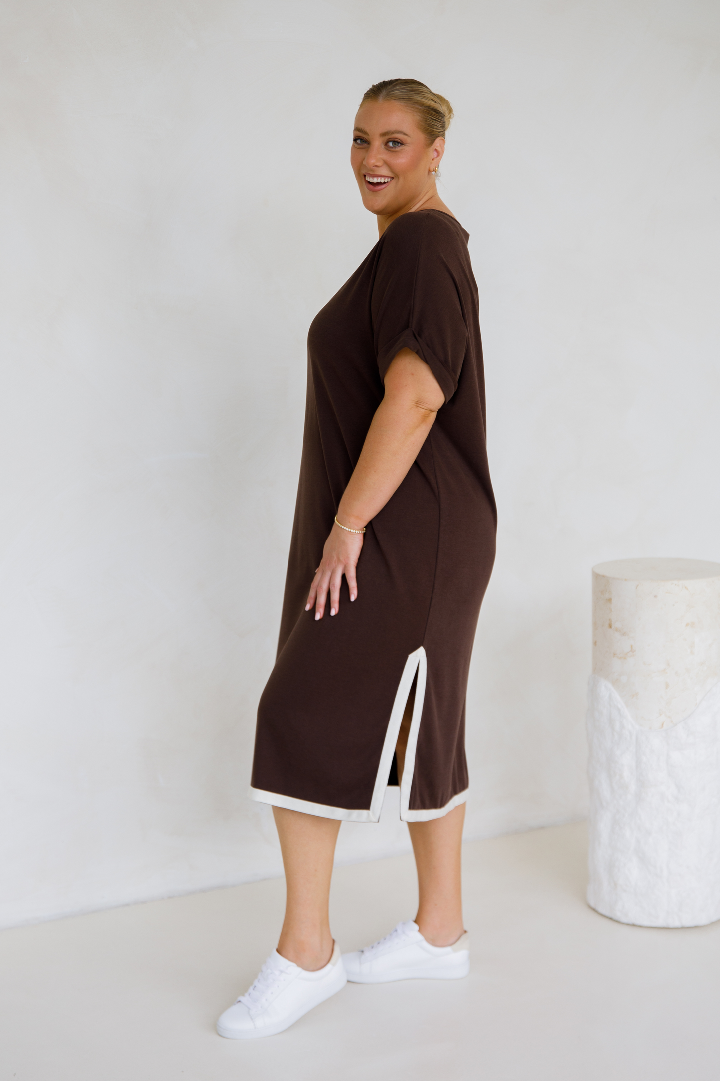 Gigi Lounge Dress | Chocolate