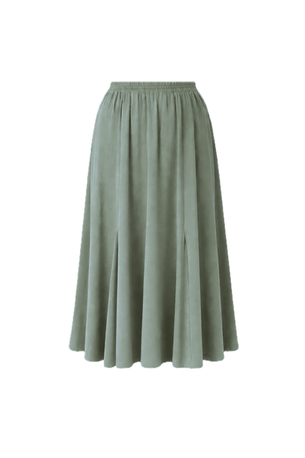 ADELINE Bamboo Mid/Maxi Skirt | Fern
