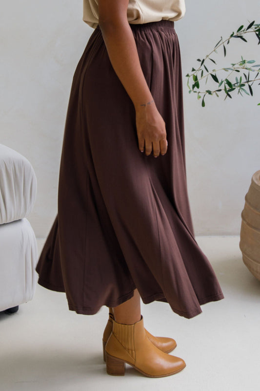Adeline Skirt | Chocolate