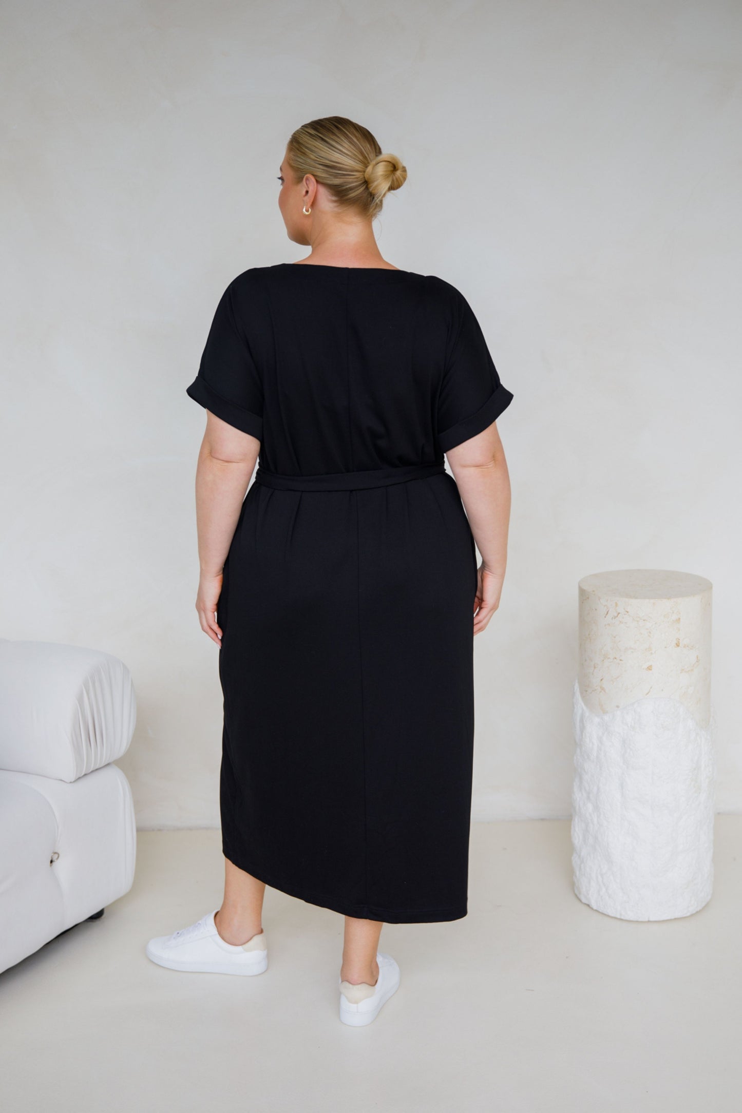 Althea Lounge Dress | Black