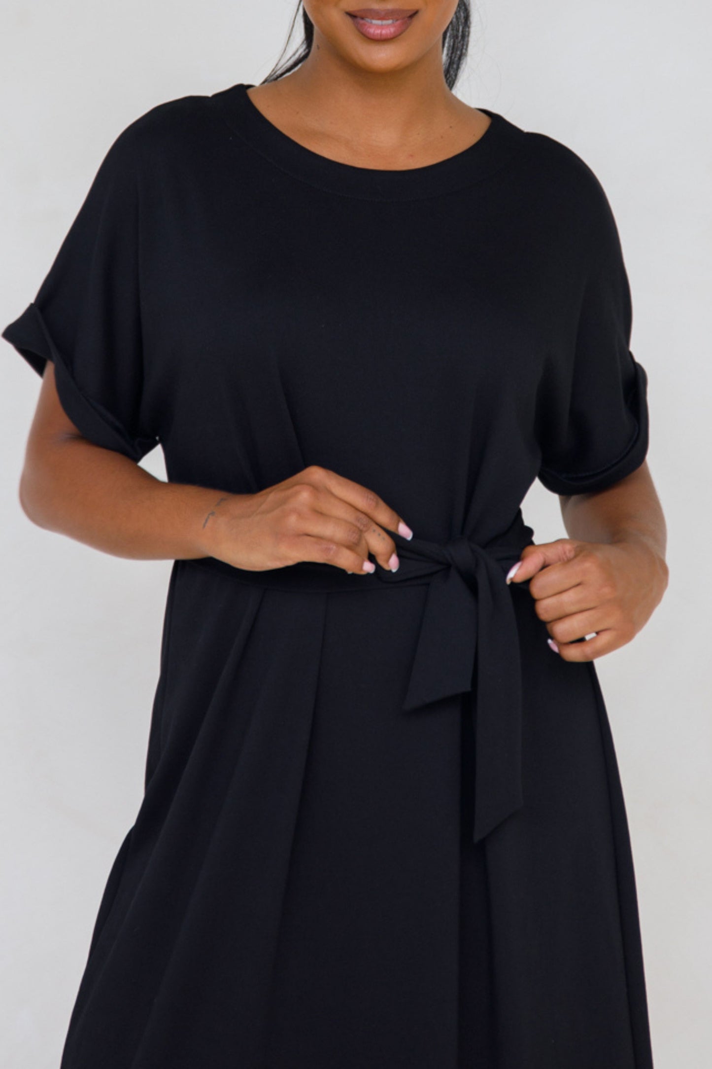 Althea Lounge Dress | Black