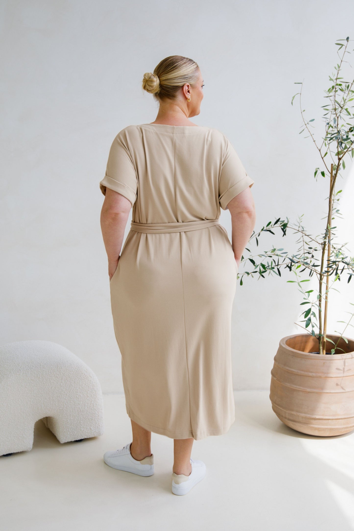 Althea Lounge Dress | Portobello Beige