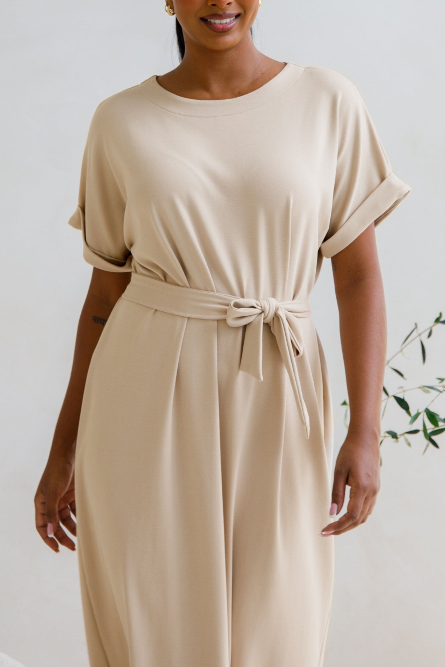 Althea Lounge Dress | Portobello Beige
