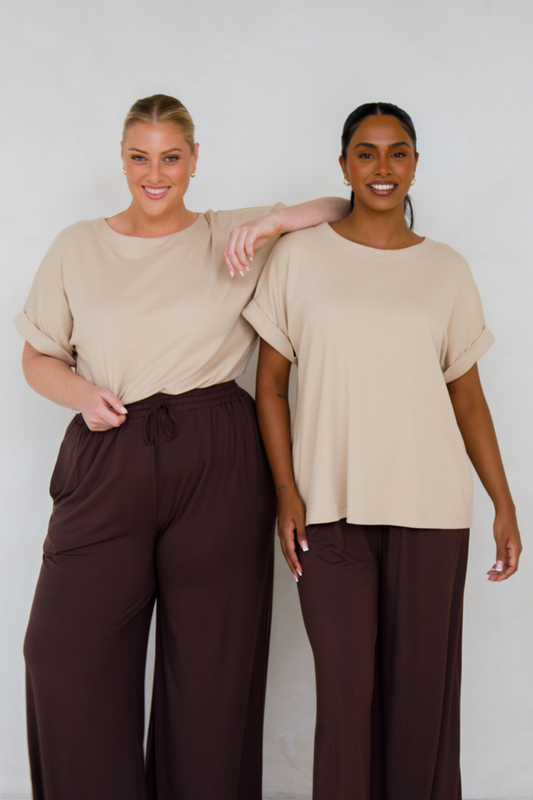 Althea Lounge Top | Portobello Beige