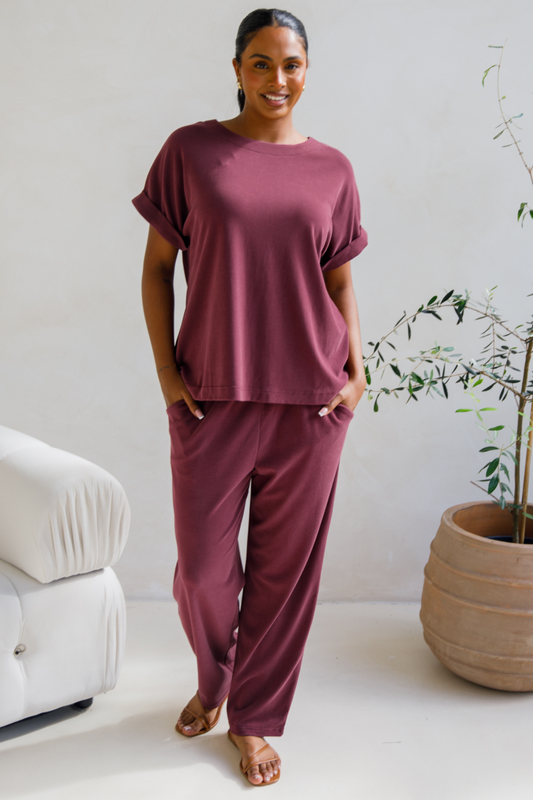 Althea Lounge Top | Shiraz