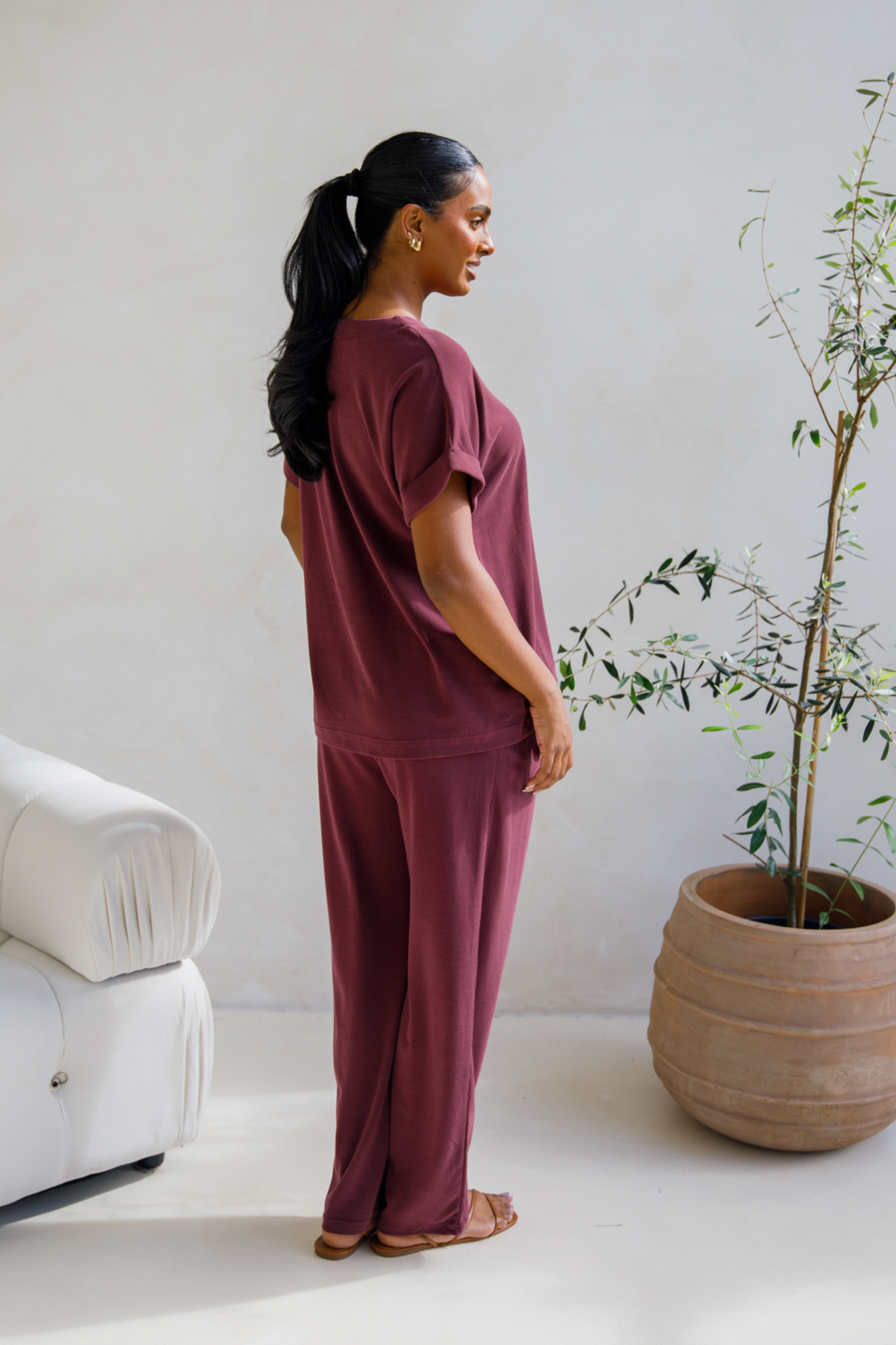 Althea Lounge Top | Shiraz