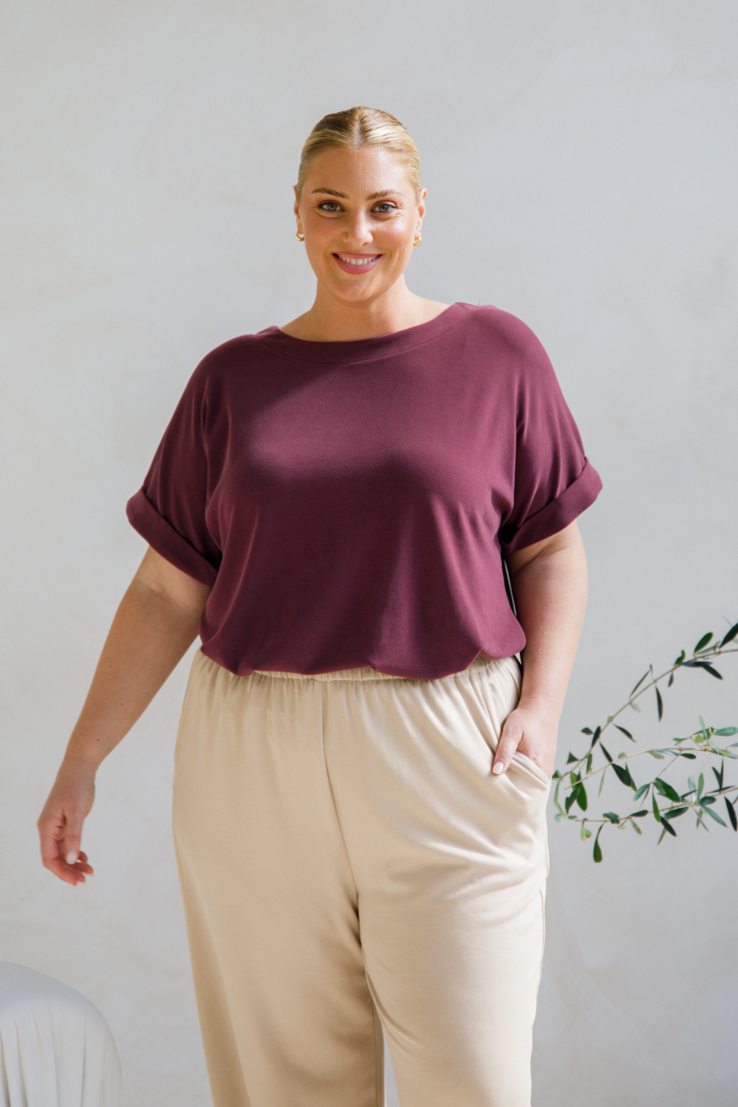 Althea Lounge Top | Shiraz