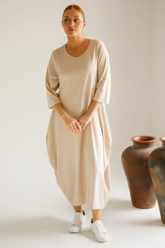 Alviva Lounge Dress | Portobello Beige
