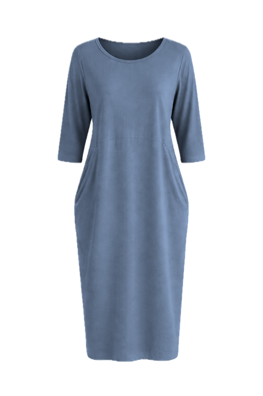 ALVIVA Lounge Demi Sleeve Midi Dress | Dusk | FINAL SALE