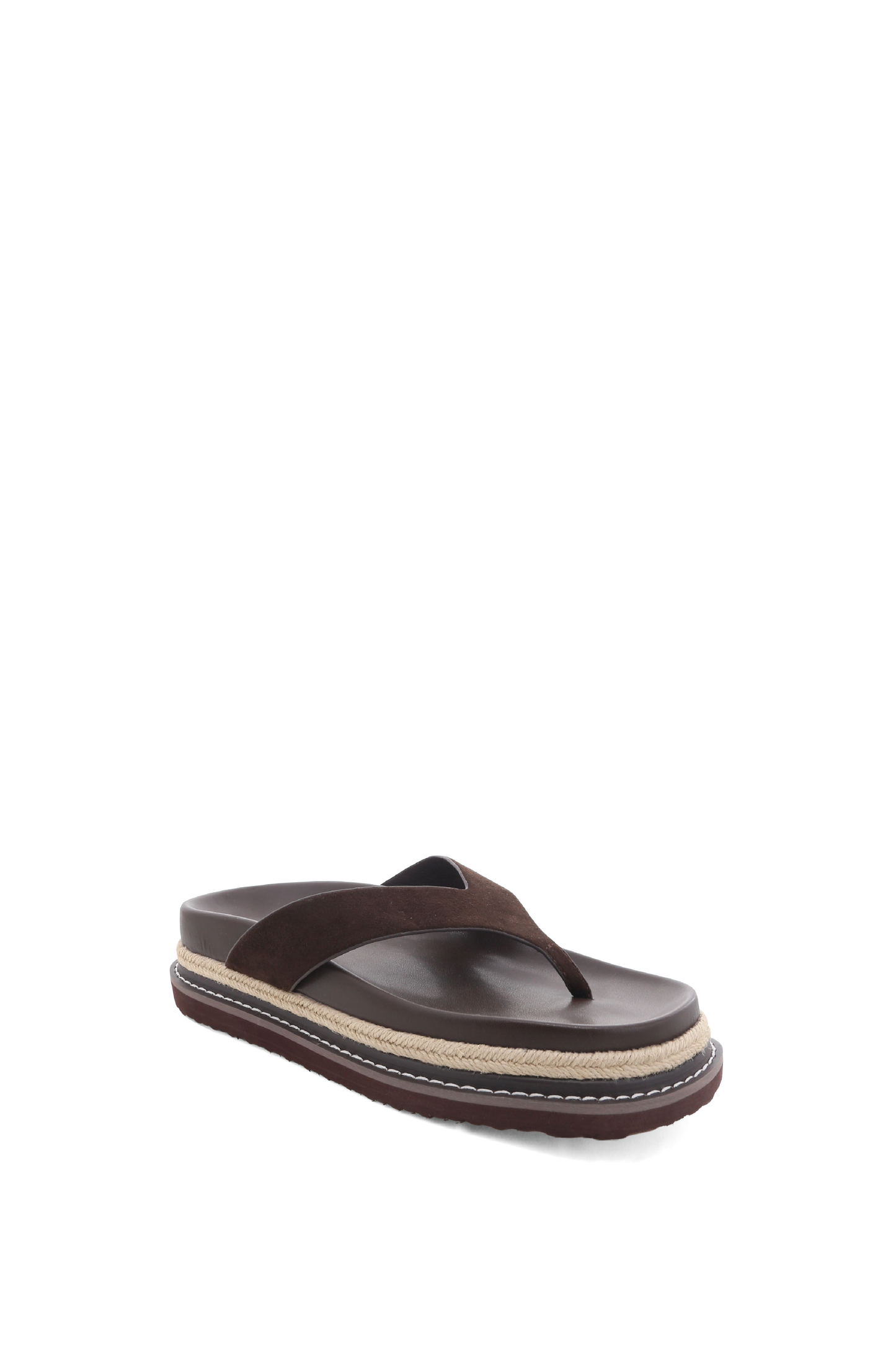 ARLEY Thong Sandals | Cocoa Suede