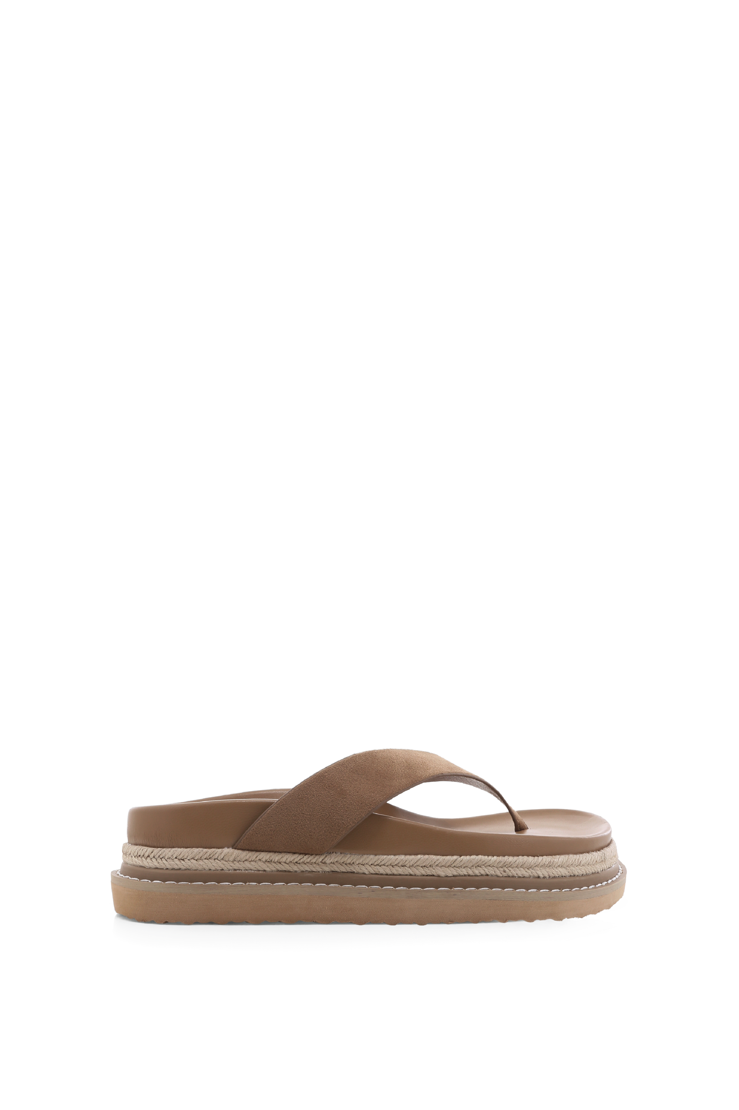 ARLEY Thong Sandals | Sandstone Suede