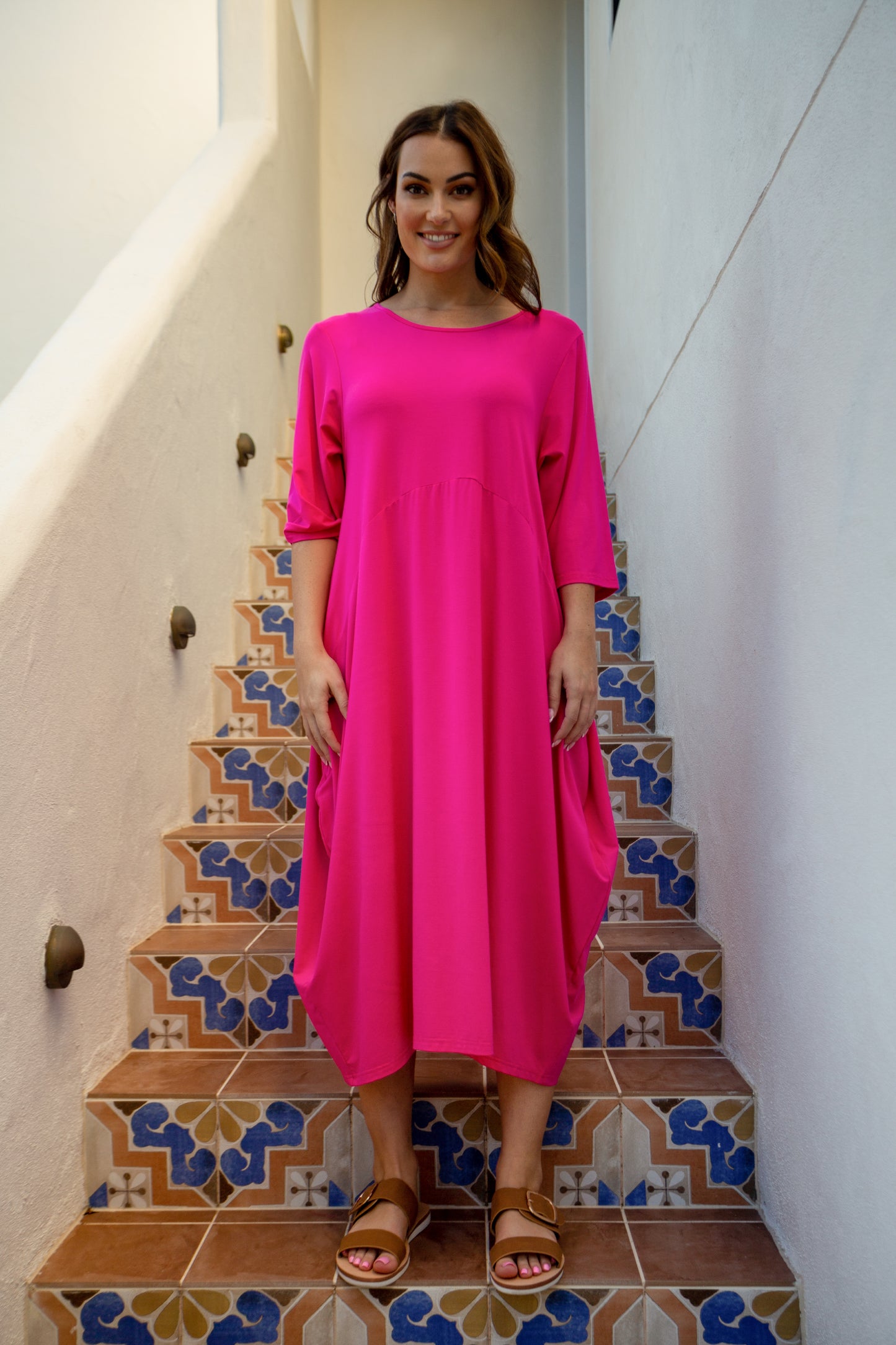 Alviva Dress | Magenta | FINAL SALE