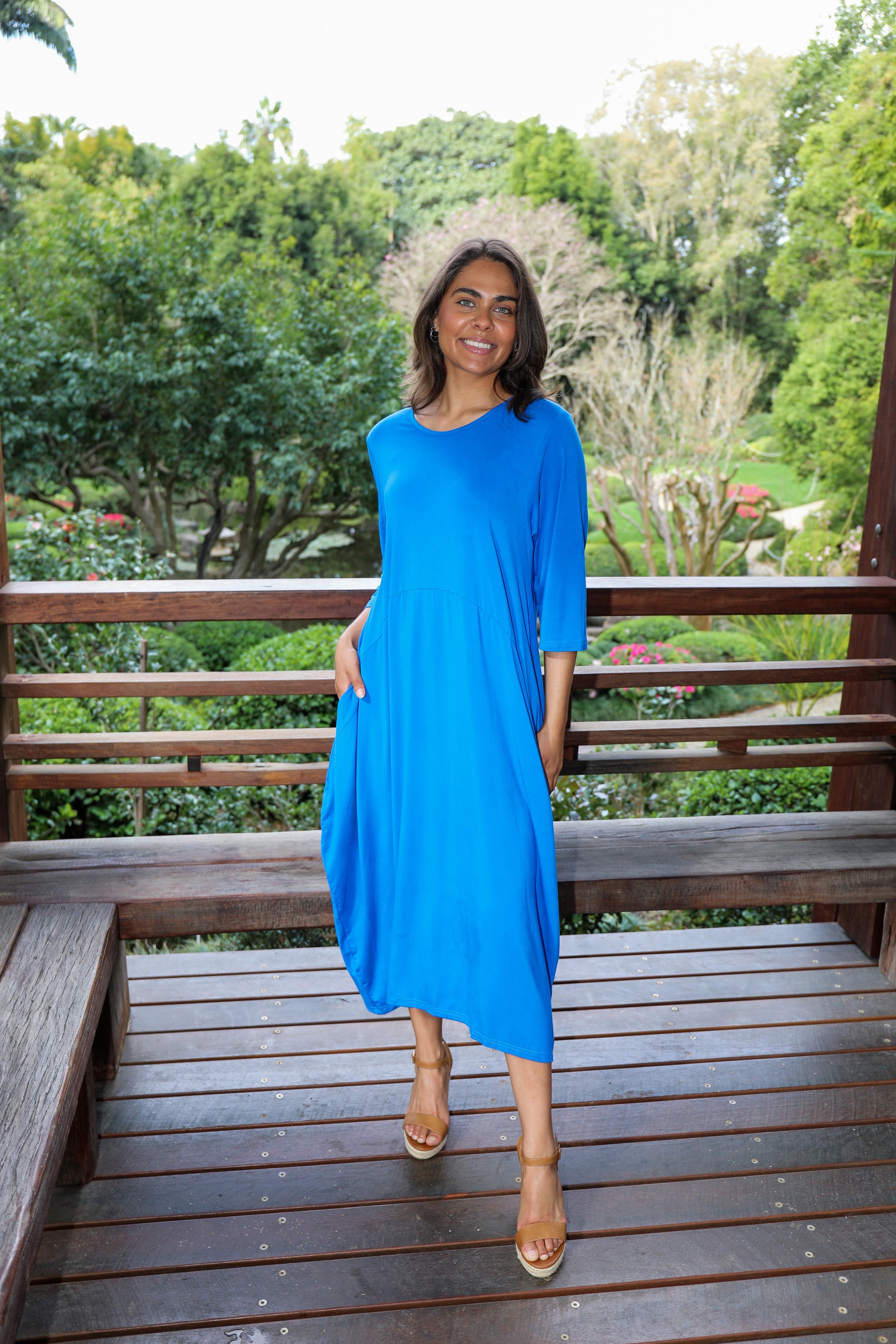 Plus-sized Blue Dresses | PQ Collection | Alviva Dress