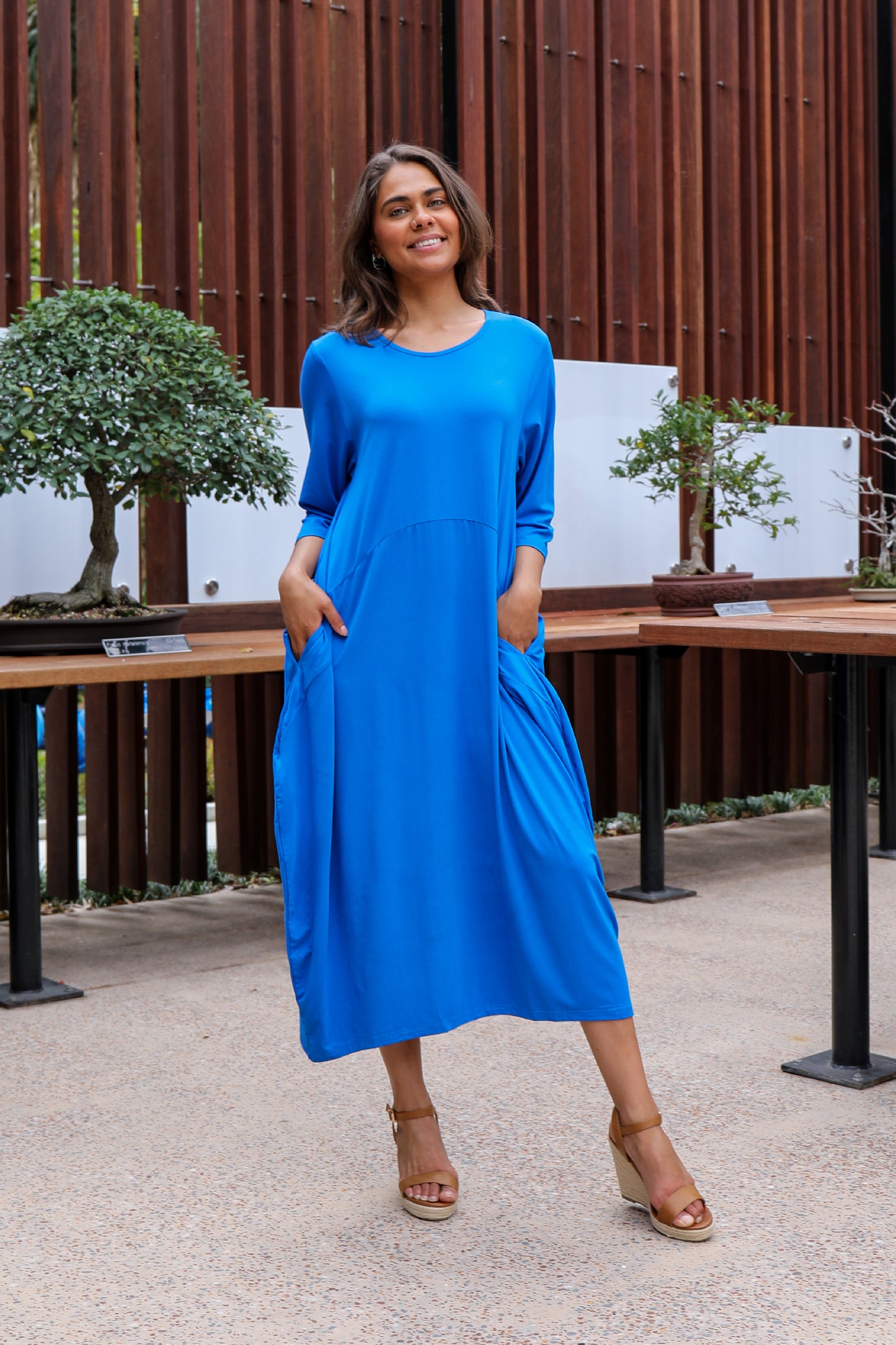 Plus-sized Blue Dresses | PQ Collection | Alviva Dress