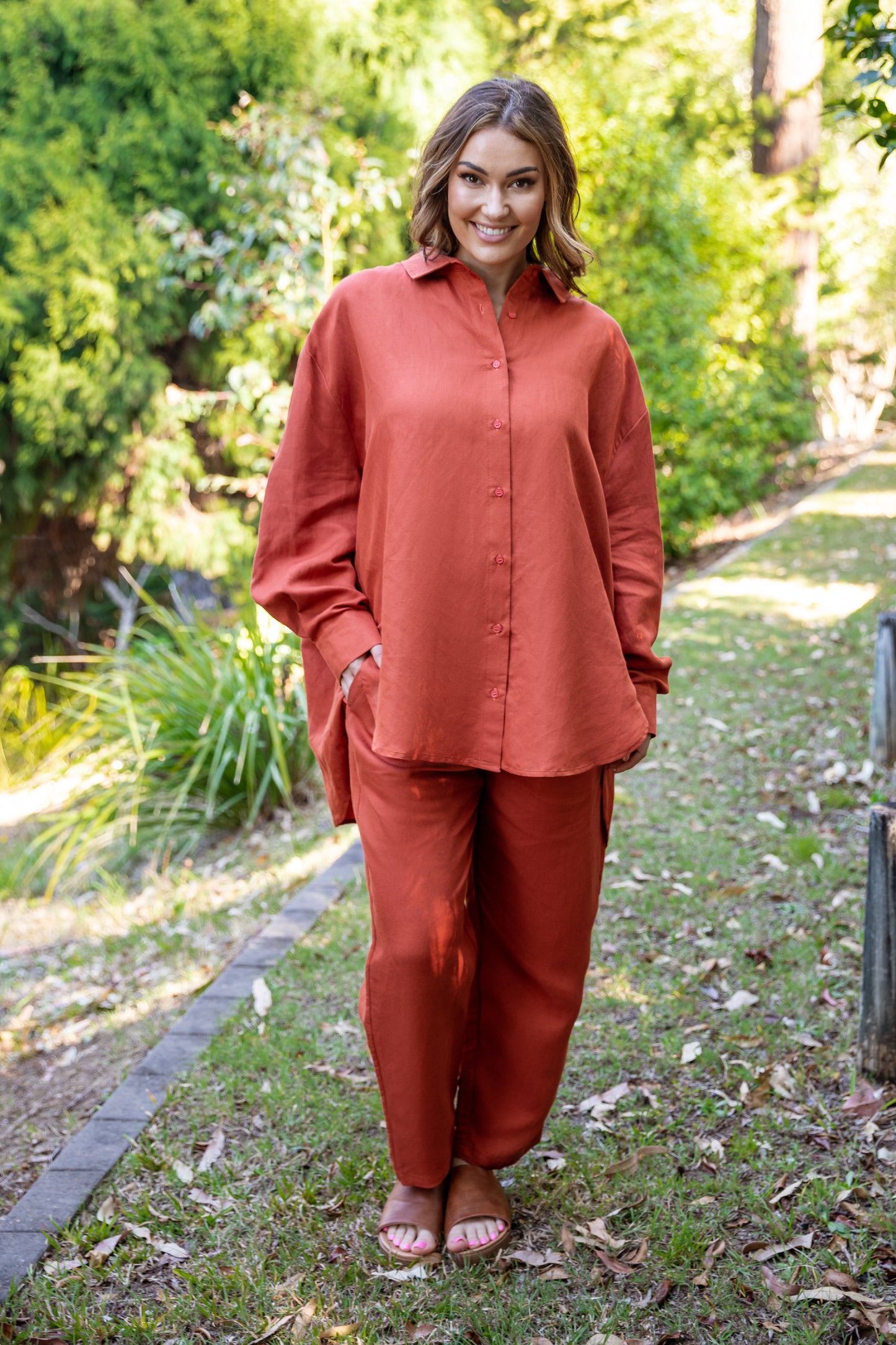 Amore Shirt in Terracotta