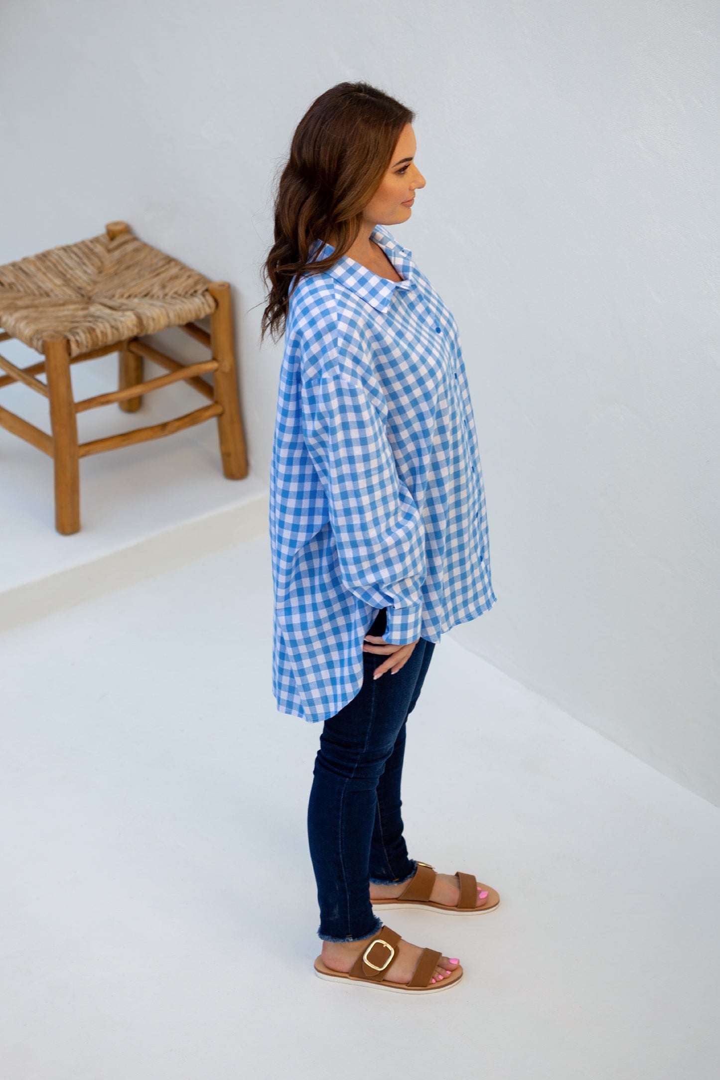 Amore Shirt in Egyptian Gingham