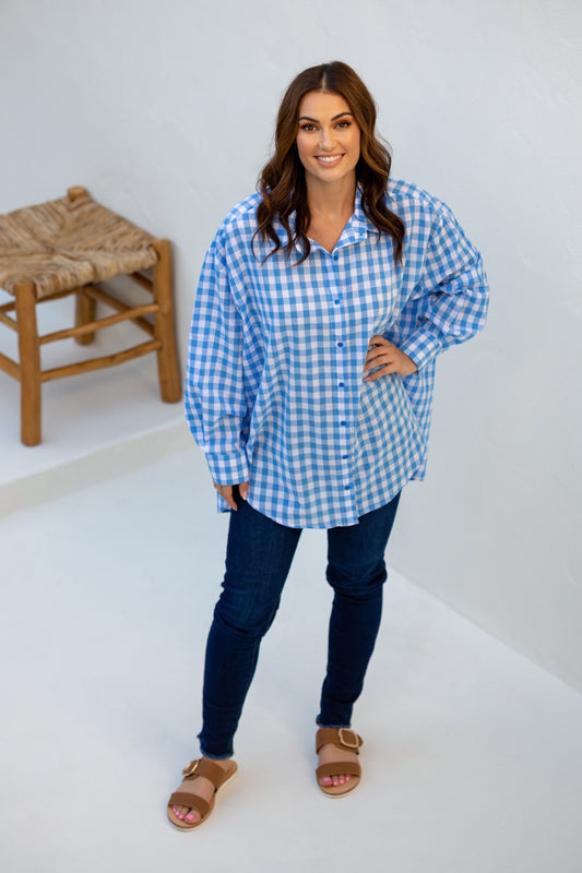 Amore Shirt in Egyptian Gingham