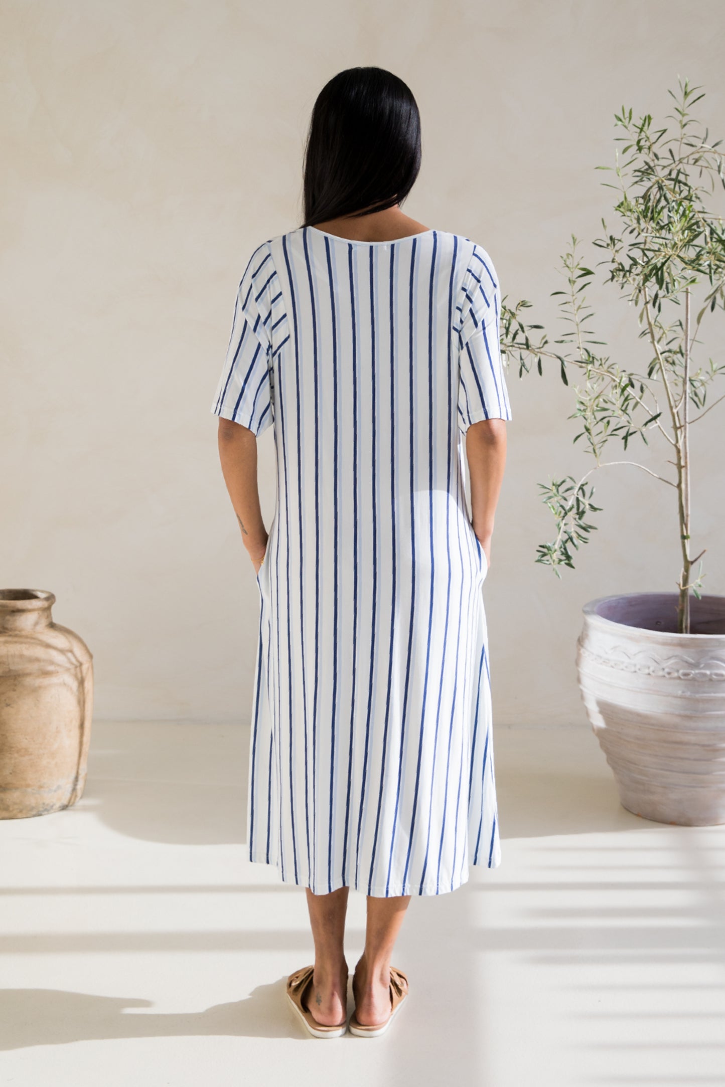 Astrid Dress in Nautical