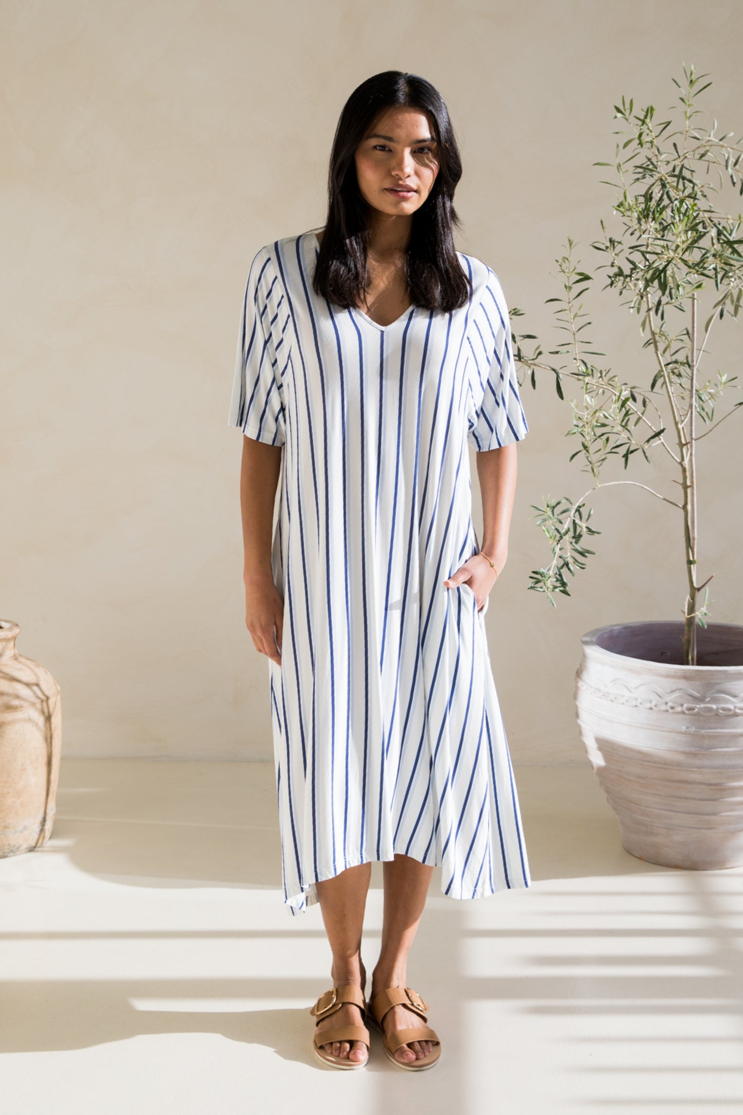 Astrid Dress in Nautical