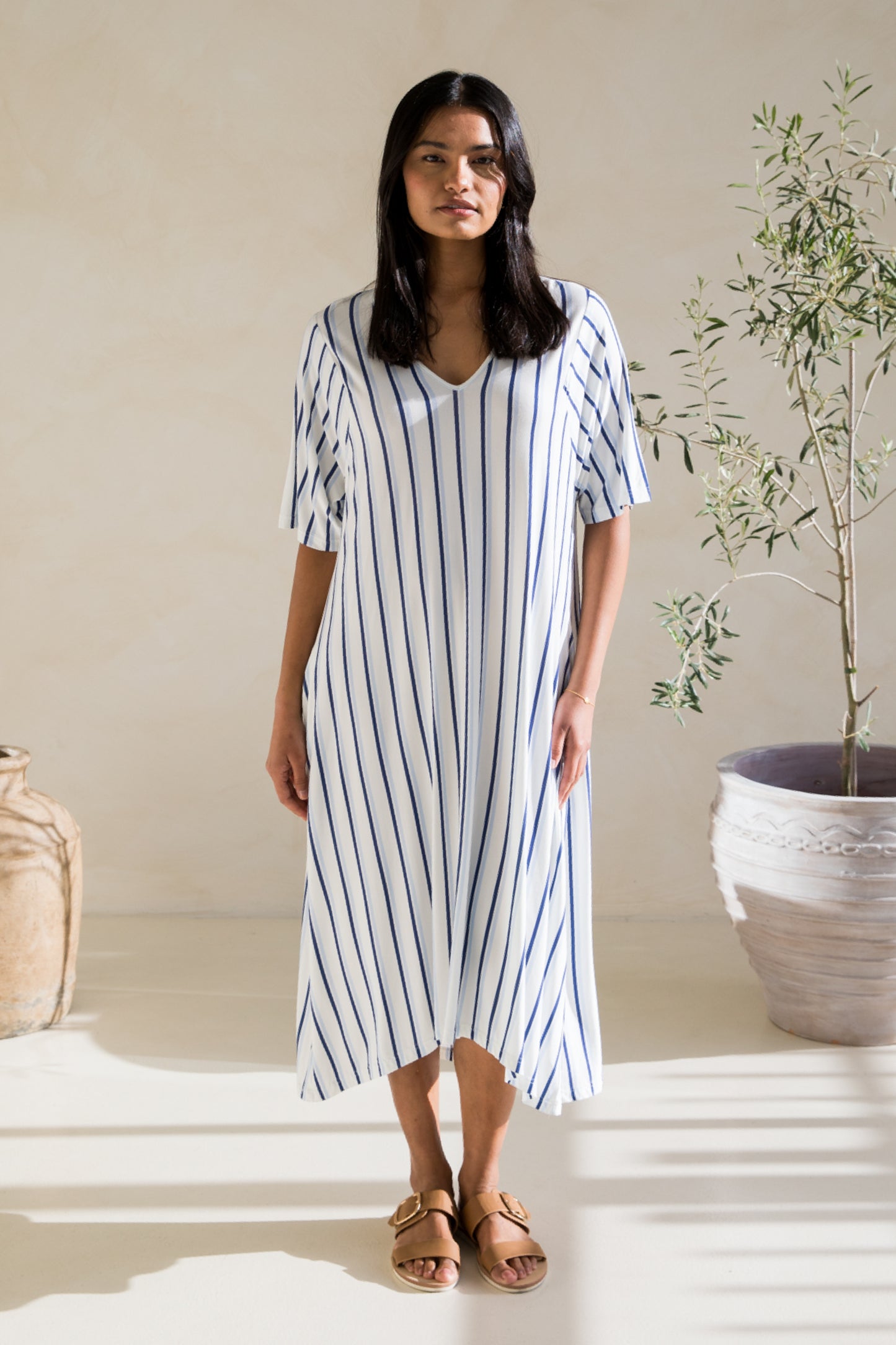 Astrid Dress in Nautical