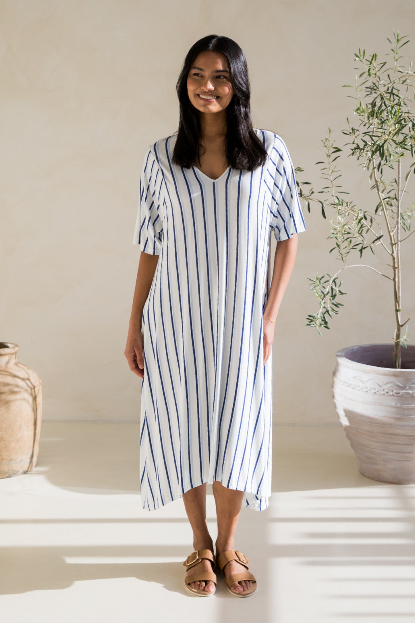 Astrid Dress in Nautical