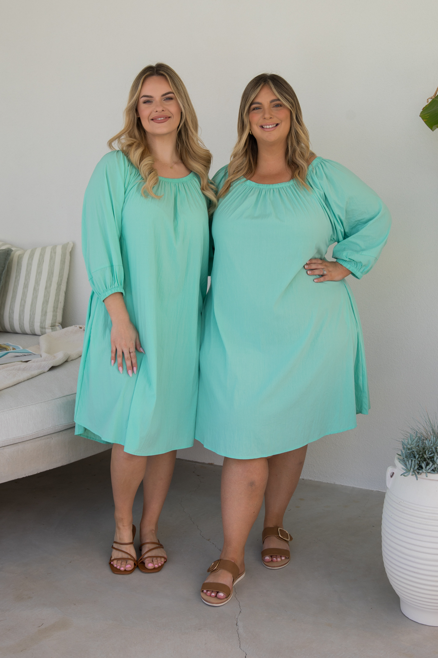 Avalon Dress | Seafoam