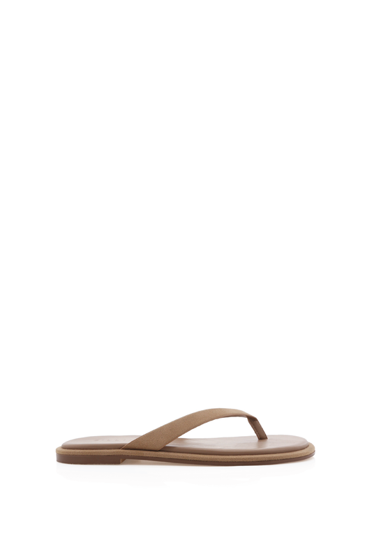 BEAUX Classic Thongs | Honey Suede