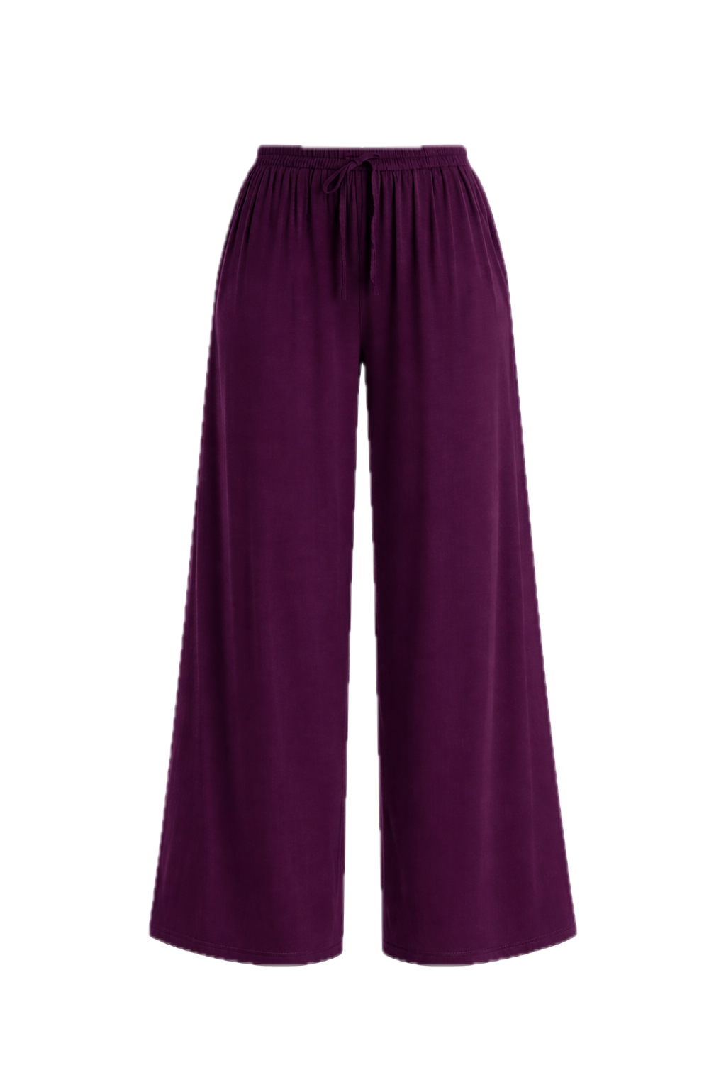 BELLA Bamboo Wide Leg Long Pant | Berry