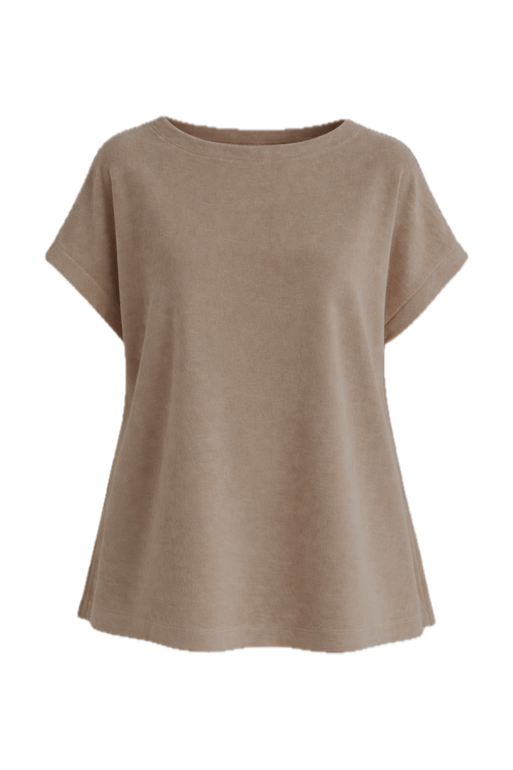 BRIDGET Lounge Long Sleeve Classic/Longline Top | Taupe