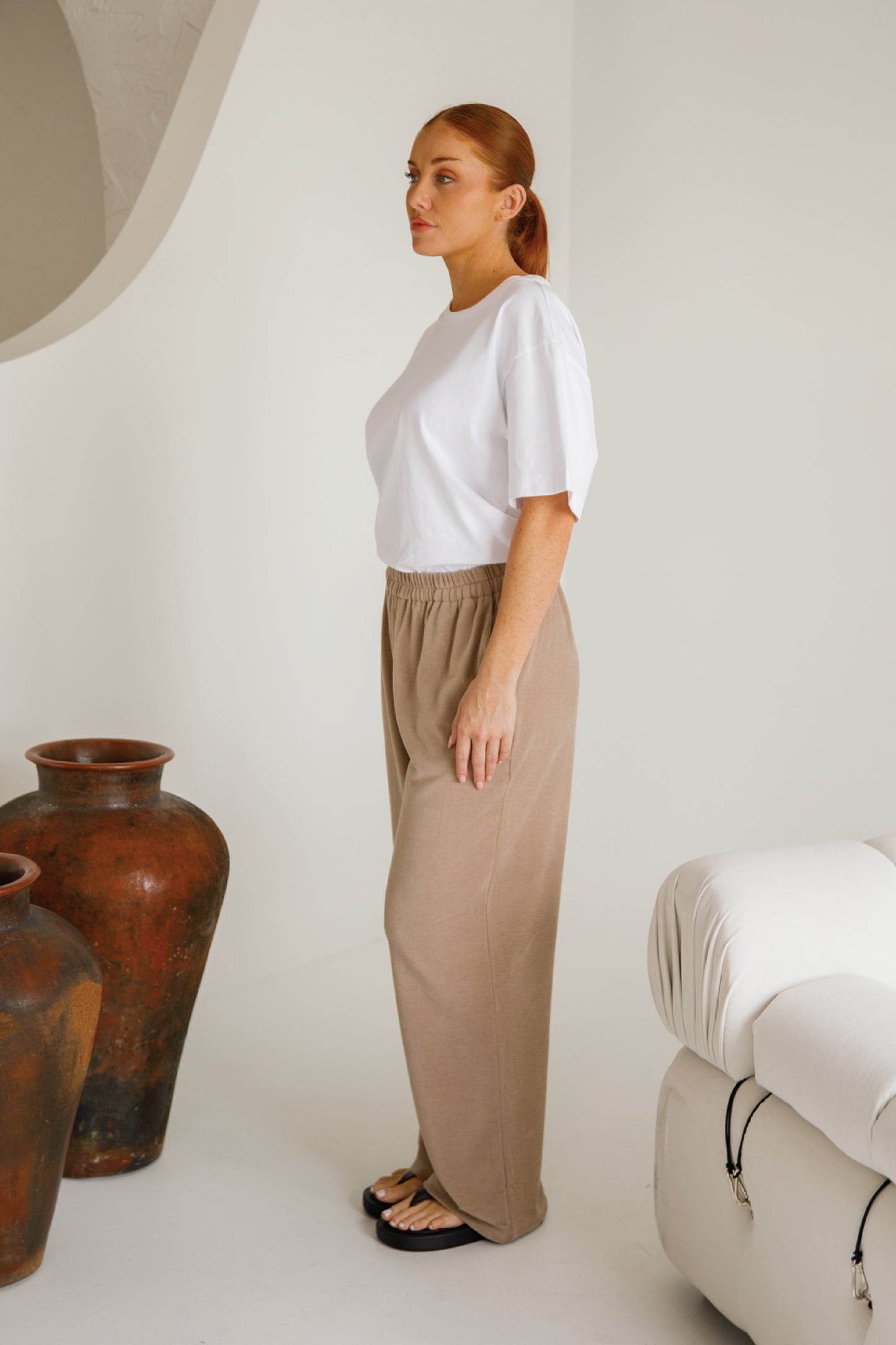 Betty Lounge Pant | Taupe