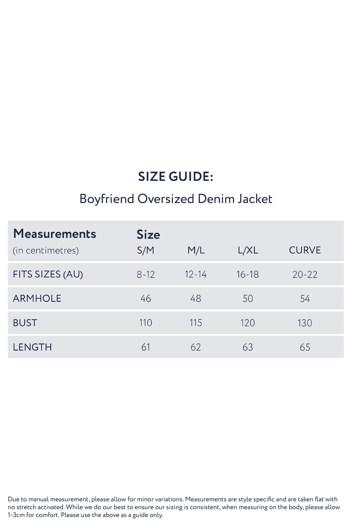 Boyfriend Oversized Denim Jacket in Mid Wash