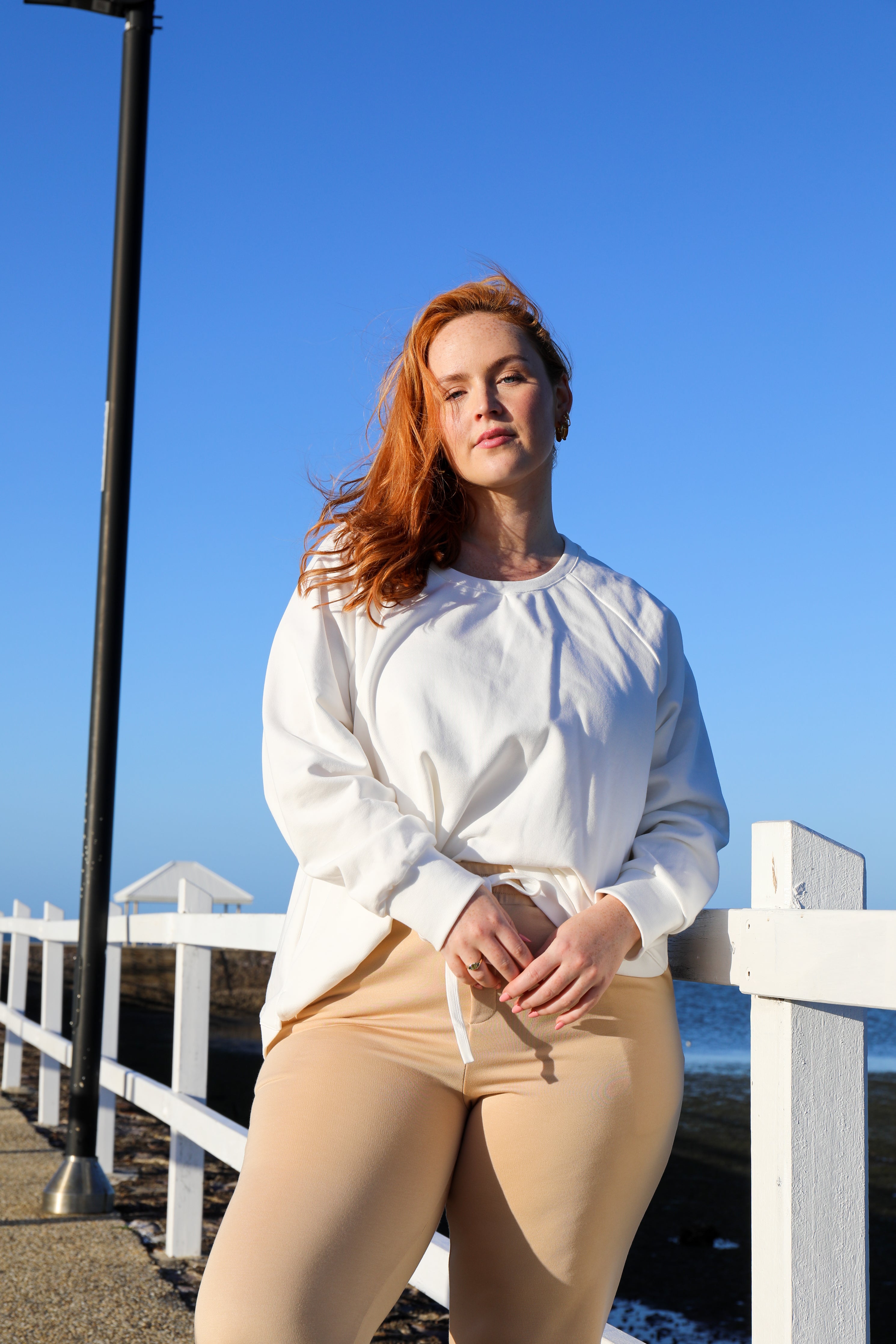 Brodie Sweater in White