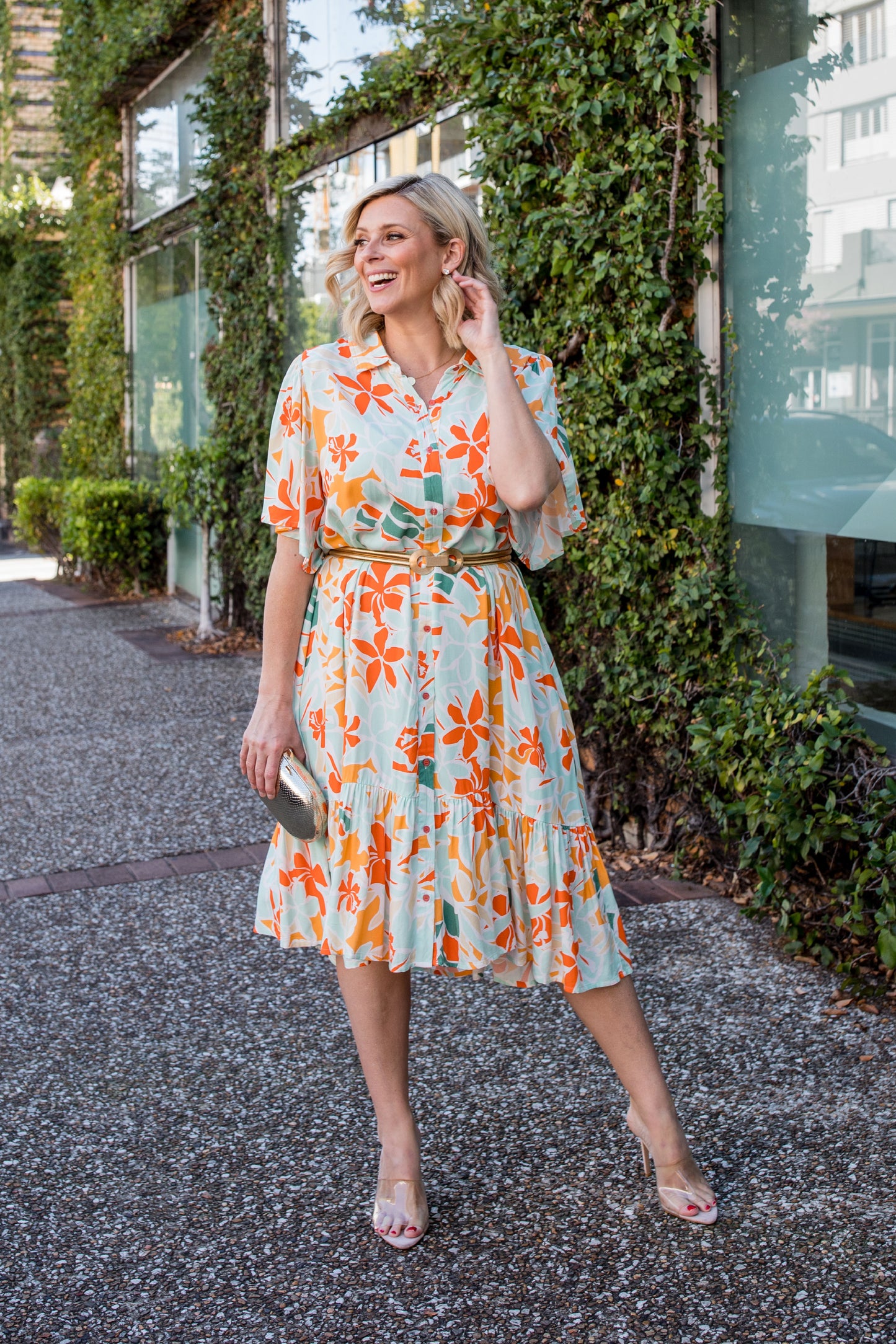 Plus-Sized Floral Dresses | PQ Collection | Capri Dress in Palmero