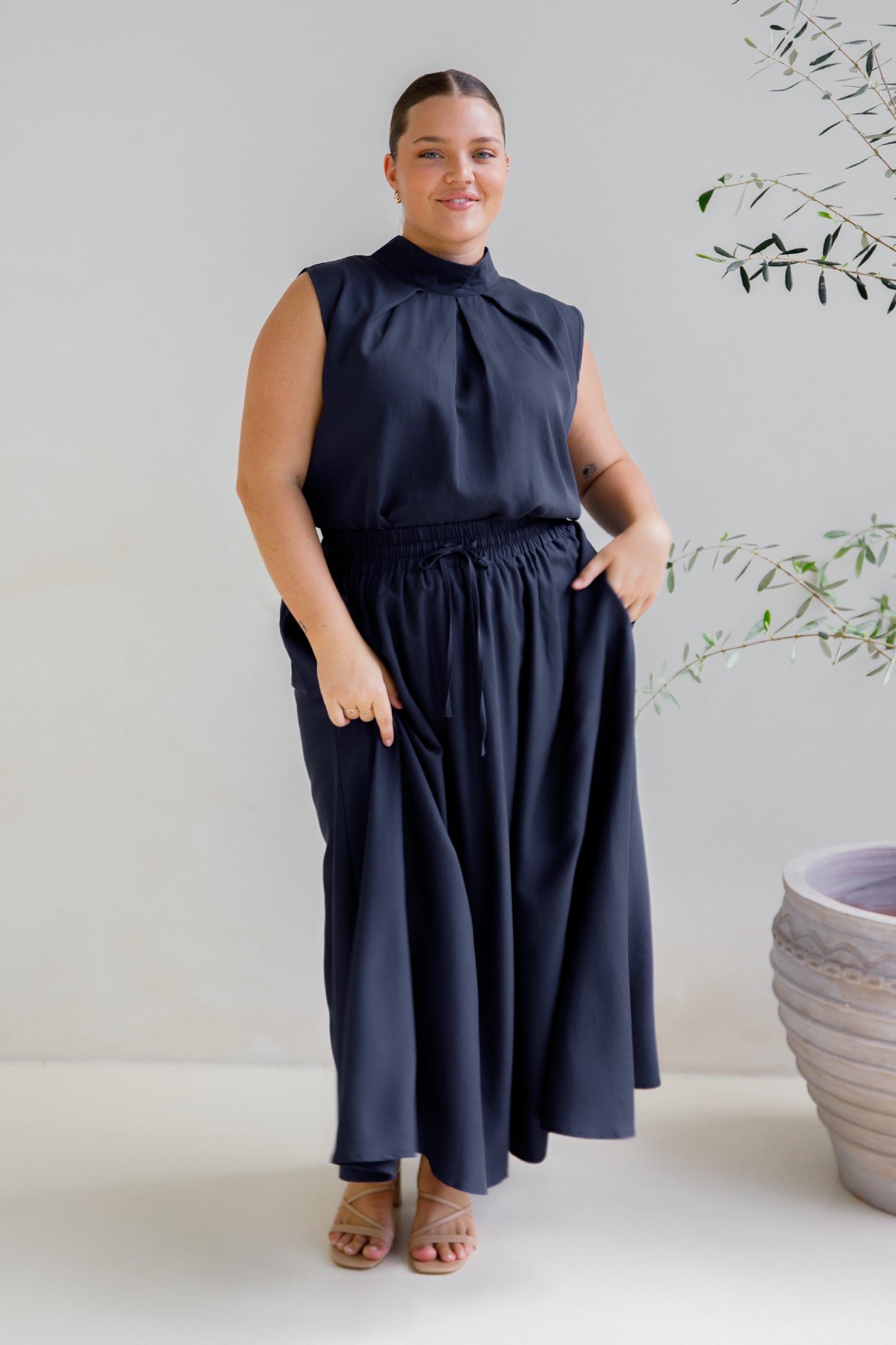 Lena Skirt | Navy