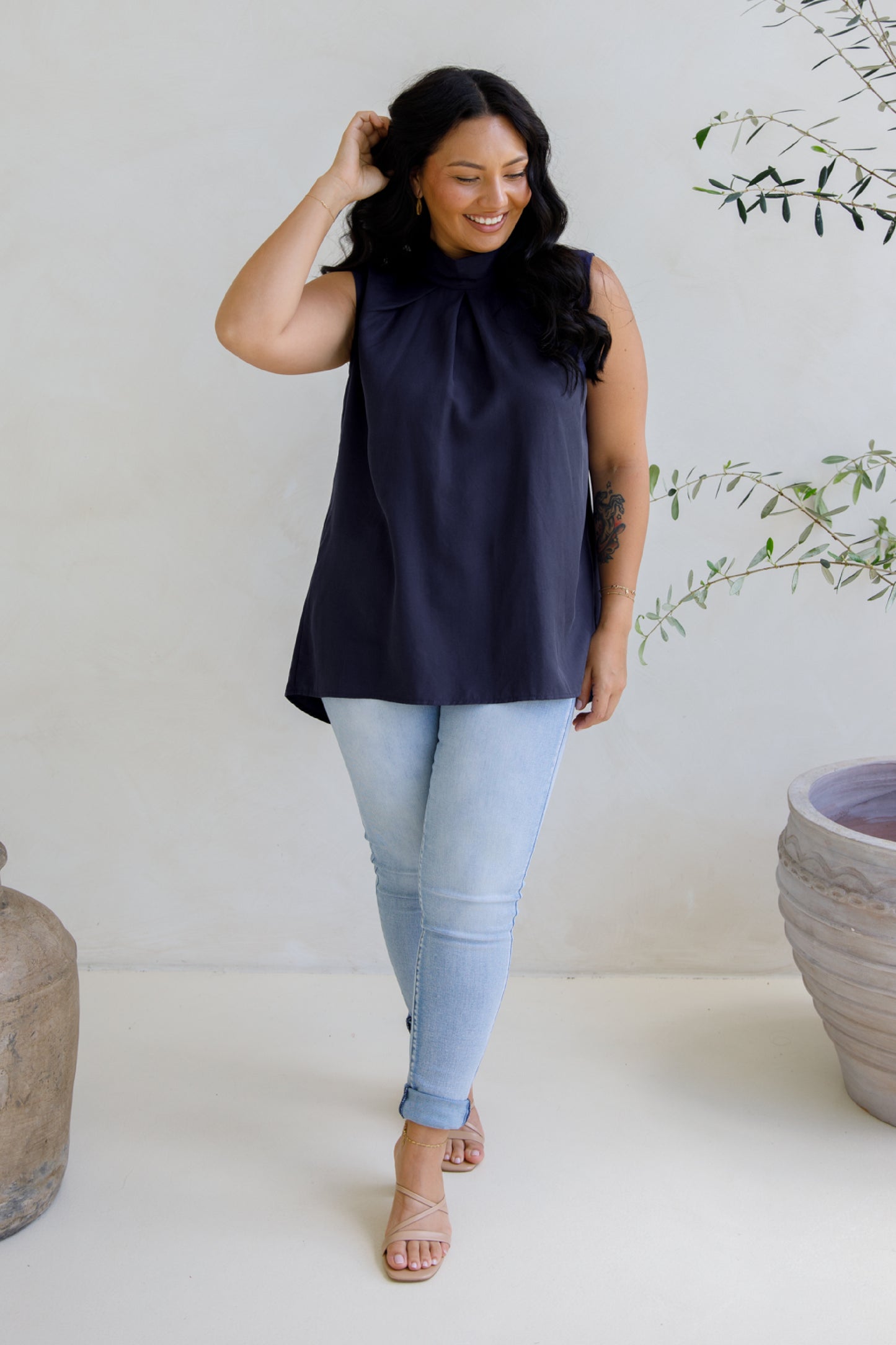 Casey Top | Navy