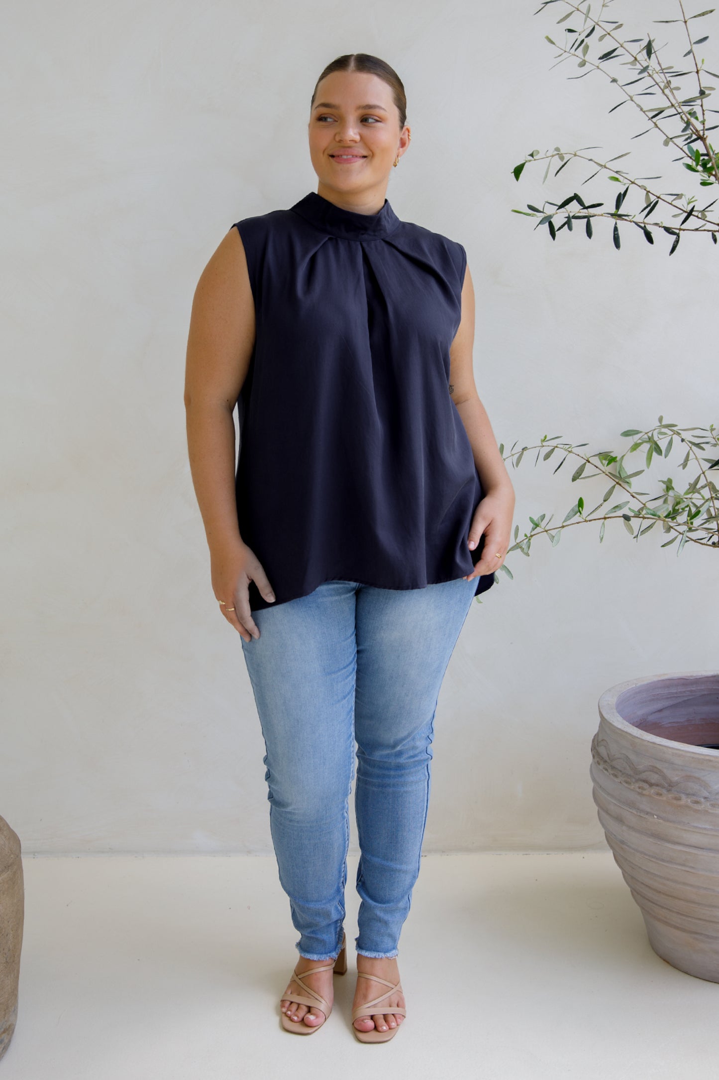 Casey Top | Navy