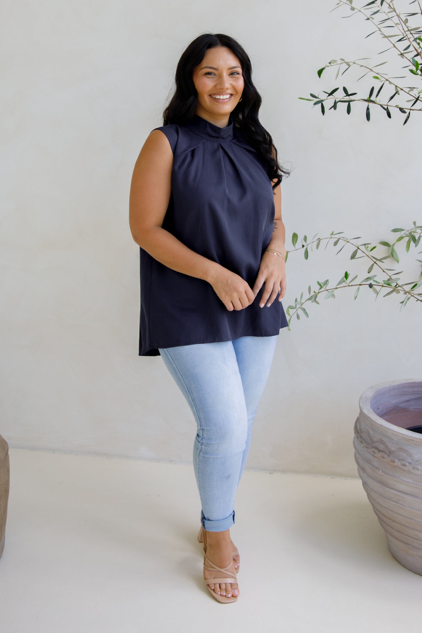 Casey Top | Navy