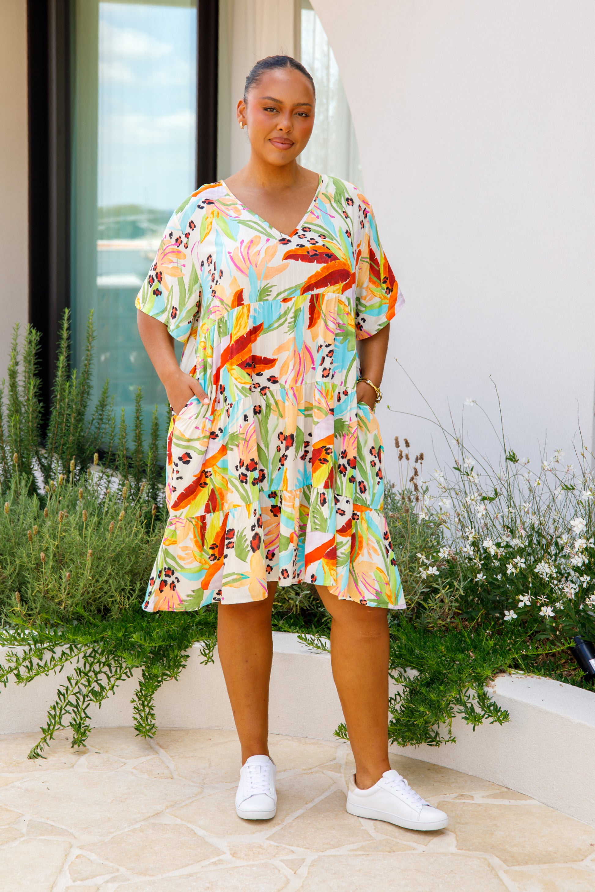 Plus Size 192s Day Dresses Uk Plus-Size Summer Dresses PQ