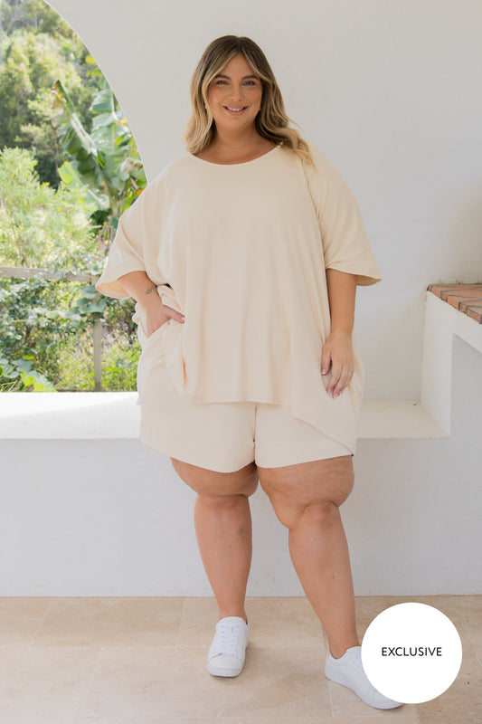 Everyday Lounge Shorts | Cream | FINAL SALE