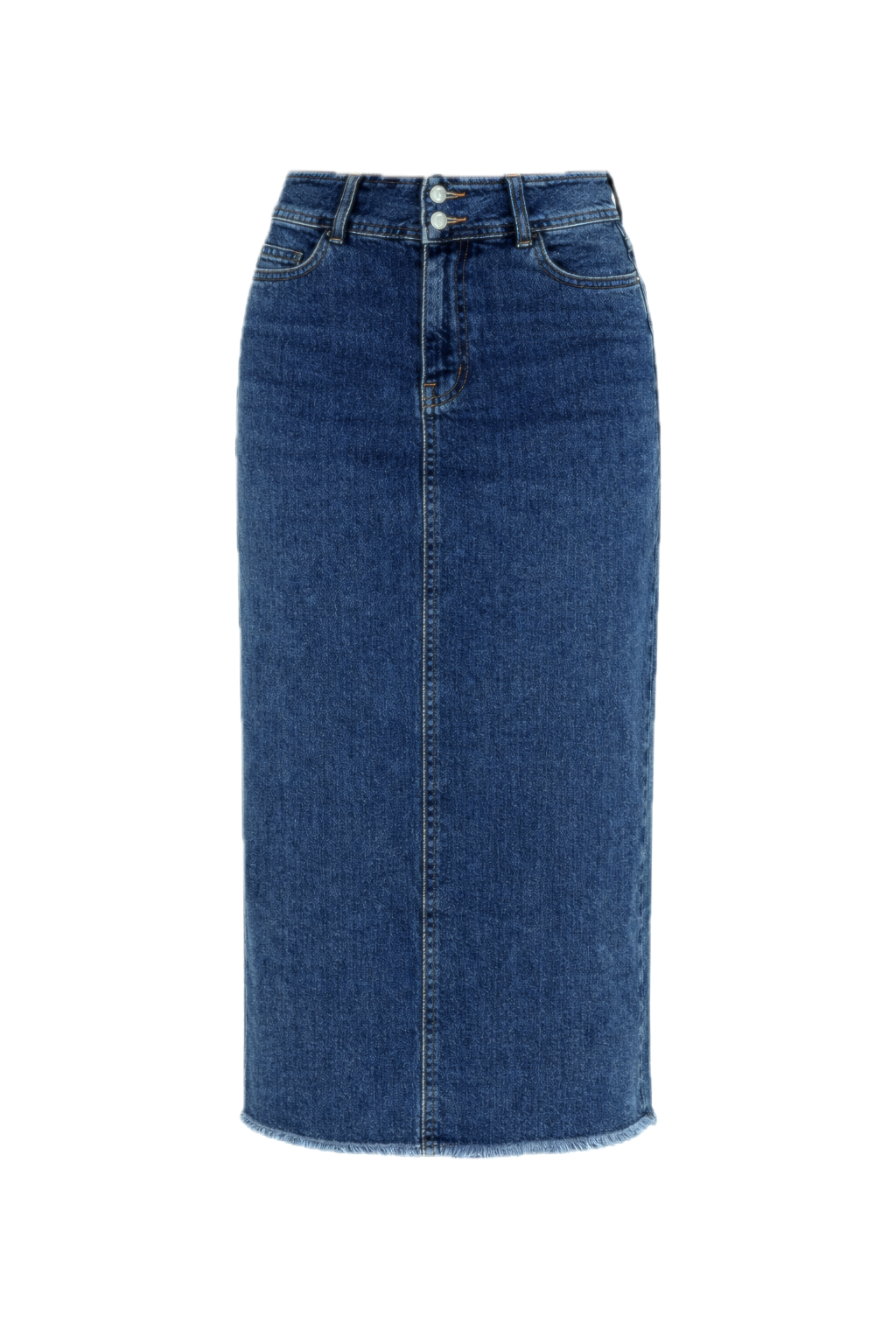 DAYA Rigid Denim Maxi Skirt | Dark Wash | FINAL SALE